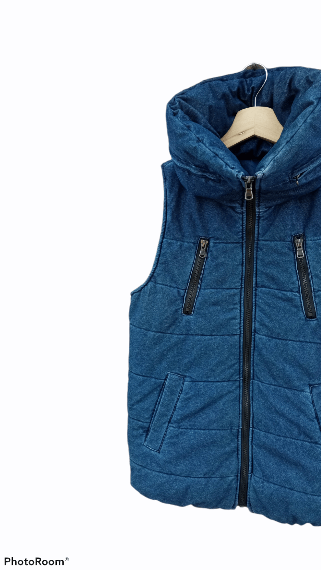 Indigo × Japanese Brand × Vintage 🔥🔥Japanese Brand Indigo Dye Sweater Vest Size US S / EU 44-46 / 1 - 6 Thumbnail