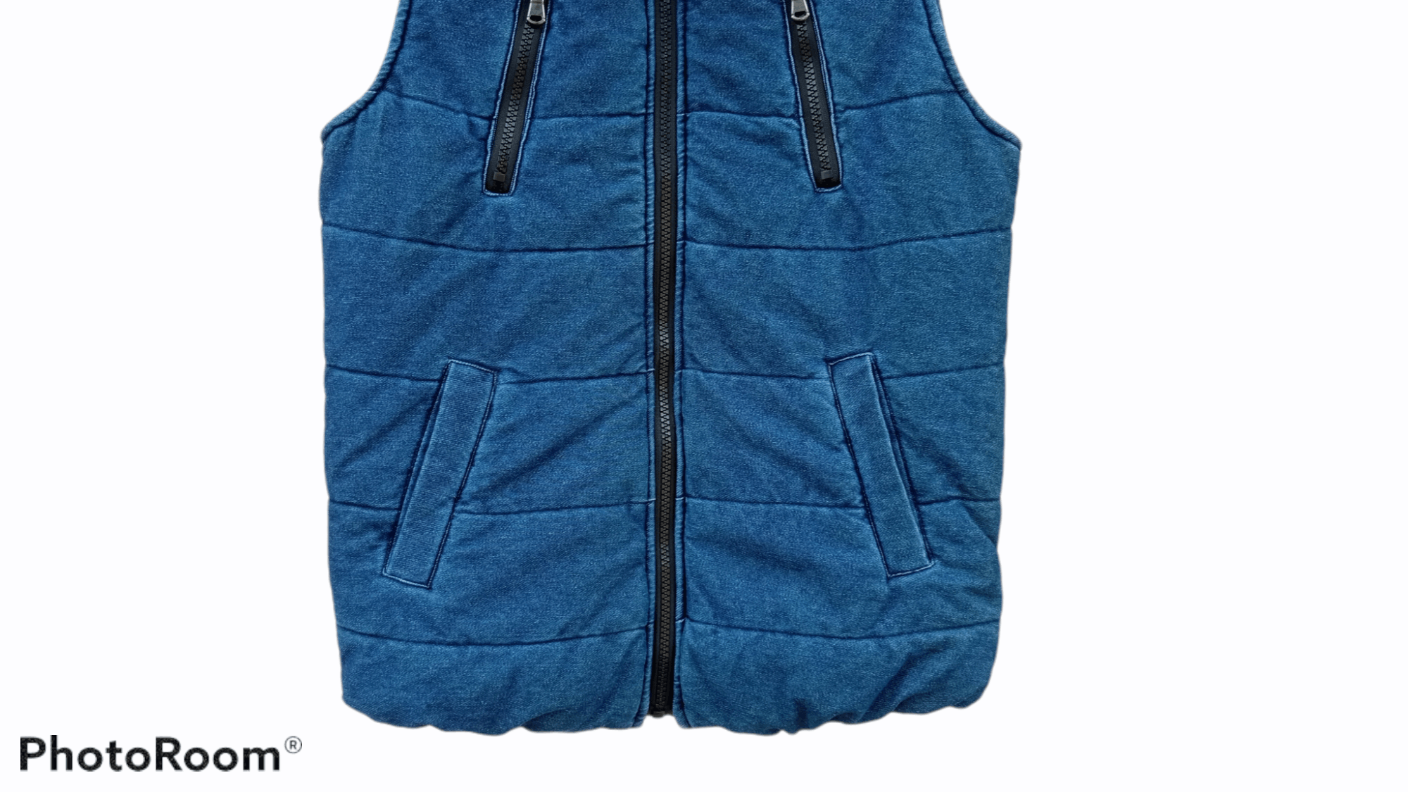 Indigo × Japanese Brand × Vintage 🔥🔥Japanese Brand Indigo Dye Sweater Vest Size US S / EU 44-46 / 1 - 10 Thumbnail
