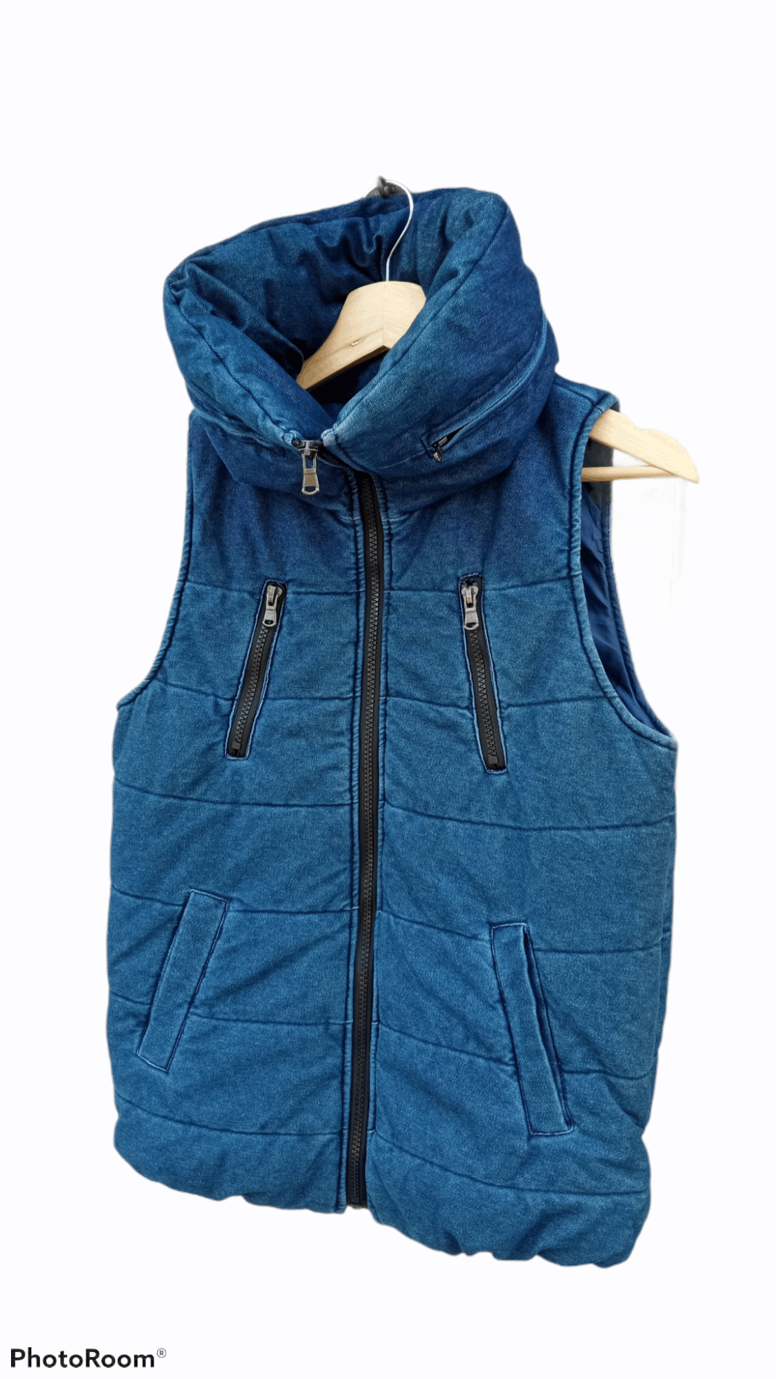 Indigo × Japanese Brand × Vintage 🔥🔥Japanese Brand Indigo Dye Sweater Vest Size US S / EU 44-46 / 1 - 3 Thumbnail
