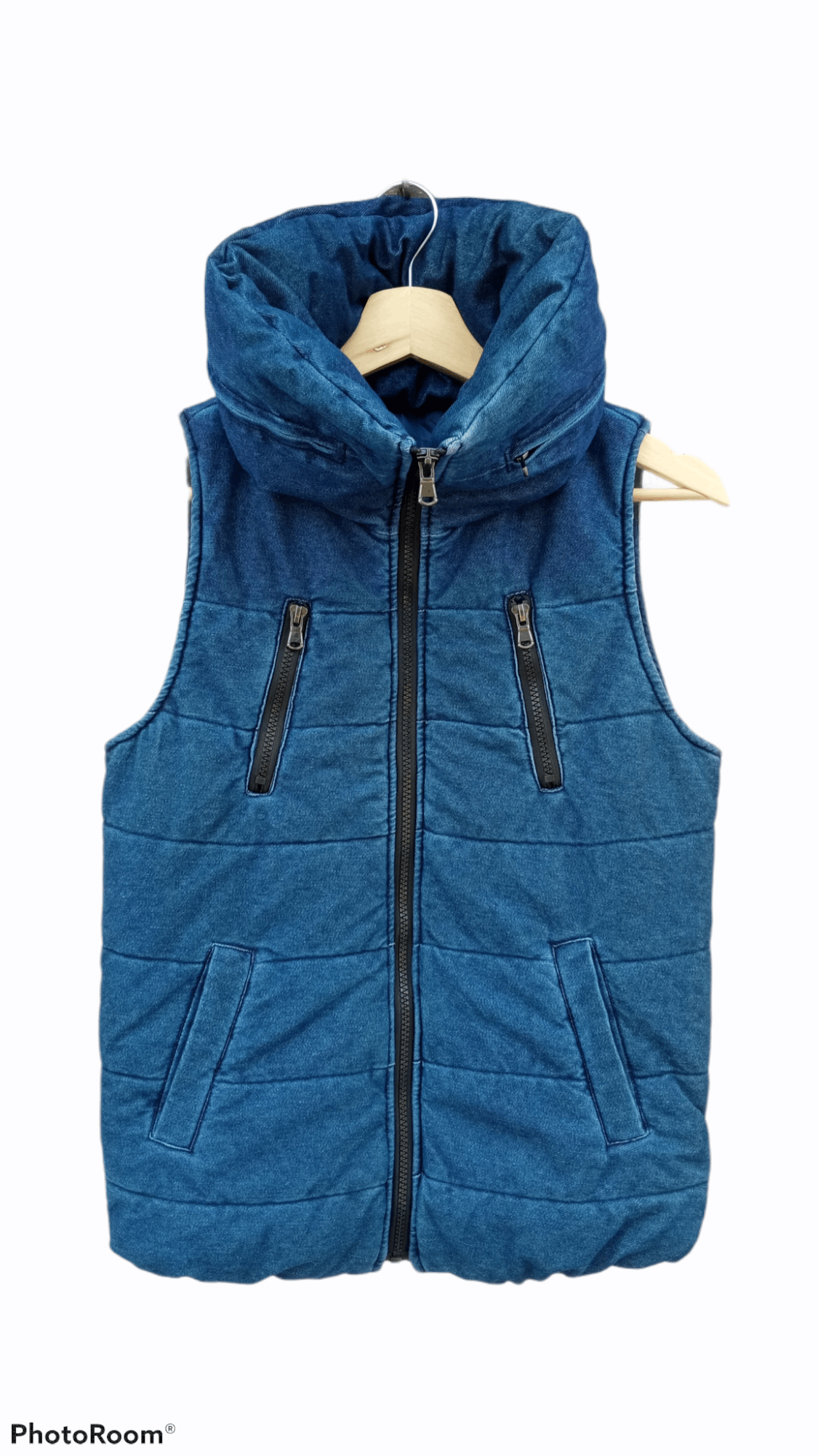 Indigo × Japanese Brand × Vintage 🔥🔥Japanese Brand Indigo Dye Sweater Vest Size US S / EU 44-46 / 1 - 1 Thumbnail