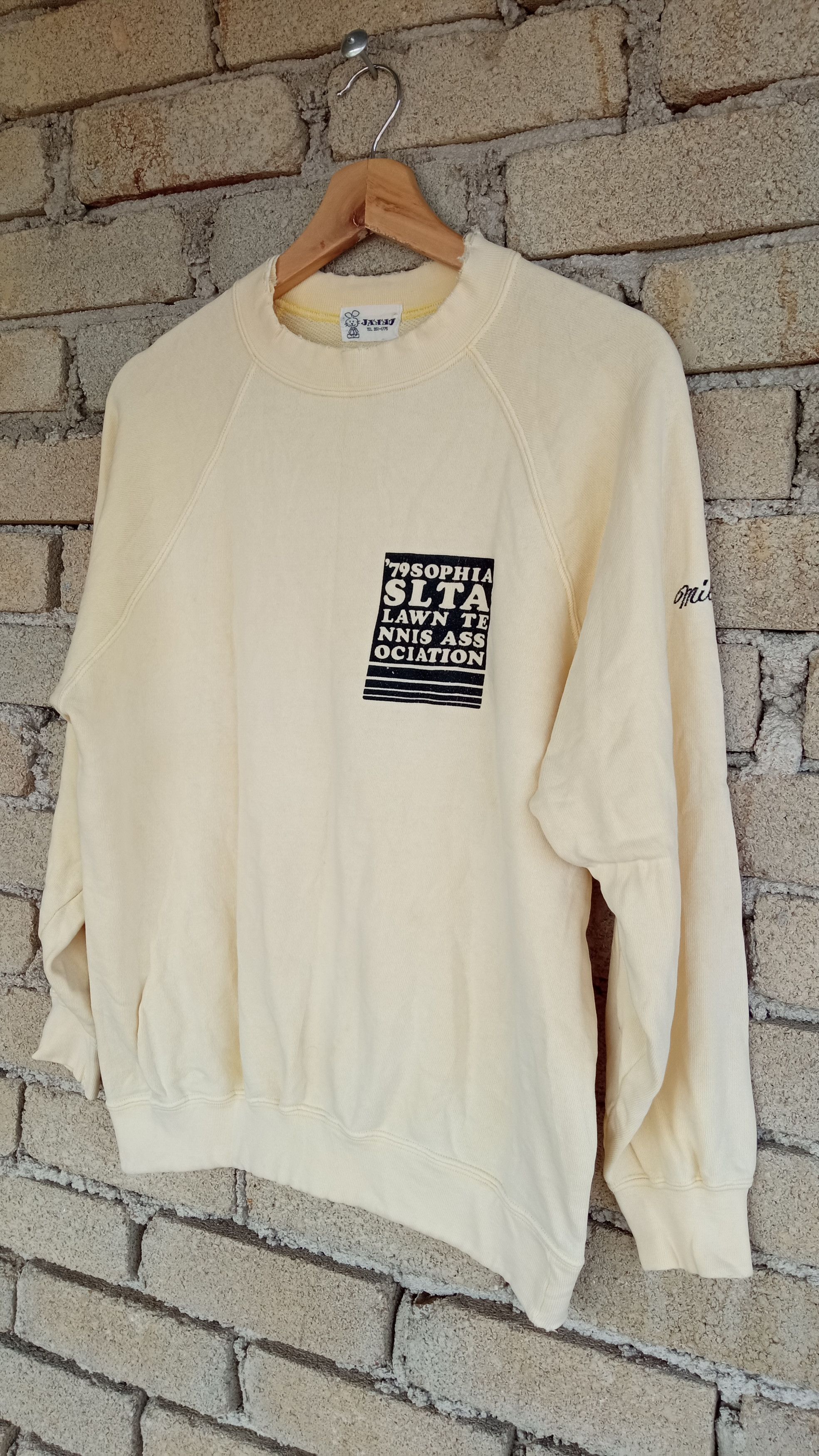 Japanese Brand × Vintage 🔥🔥Vtg '79 Sophia Slta Lawn Tennis Association Sweatshirt Size US M / EU 48-50 / 2 - 3 Thumbnail