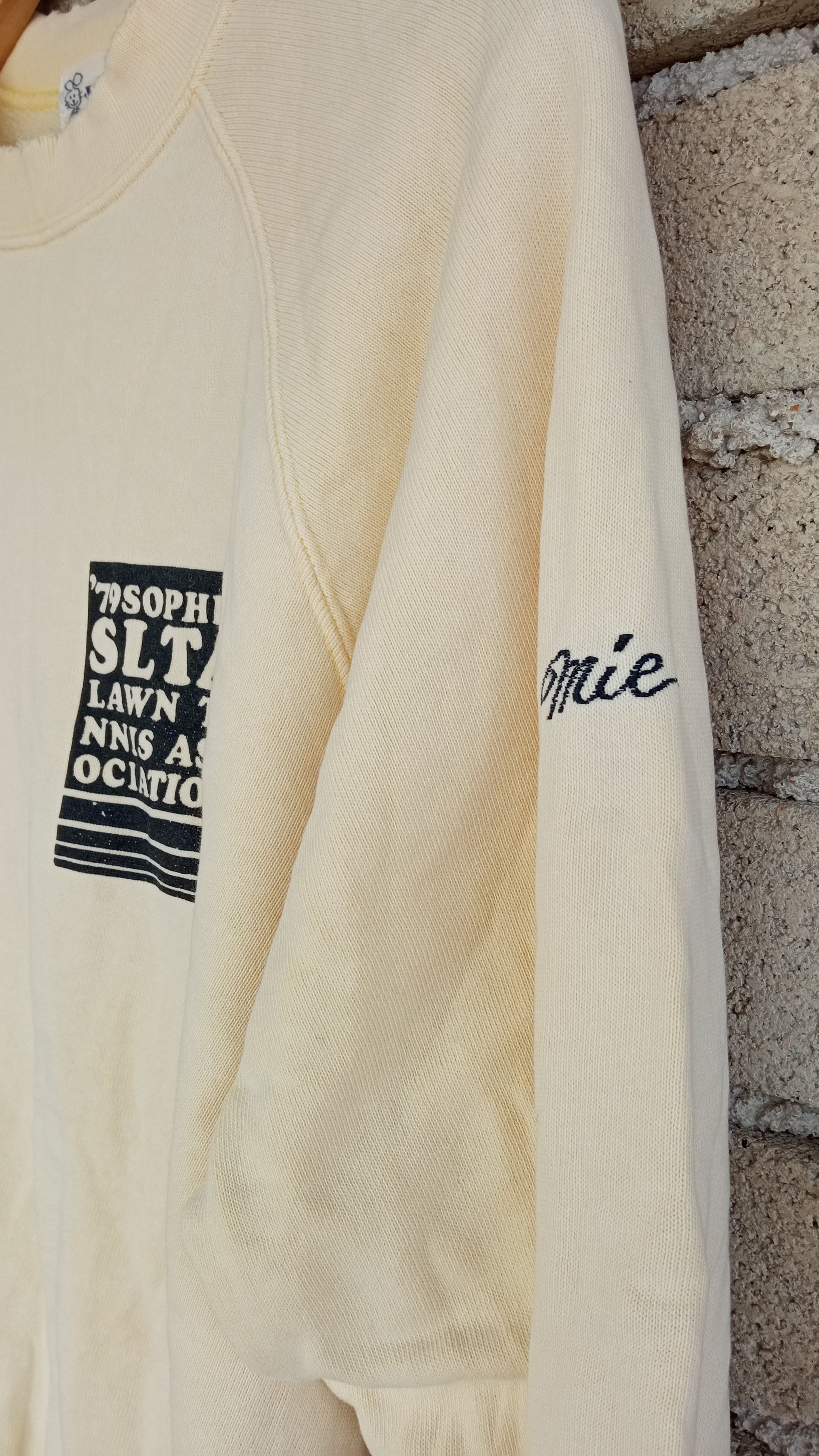 Japanese Brand × Vintage 🔥🔥Vtg '79 Sophia Slta Lawn Tennis Association Sweatshirt Size US M / EU 48-50 / 2 - 5 Thumbnail