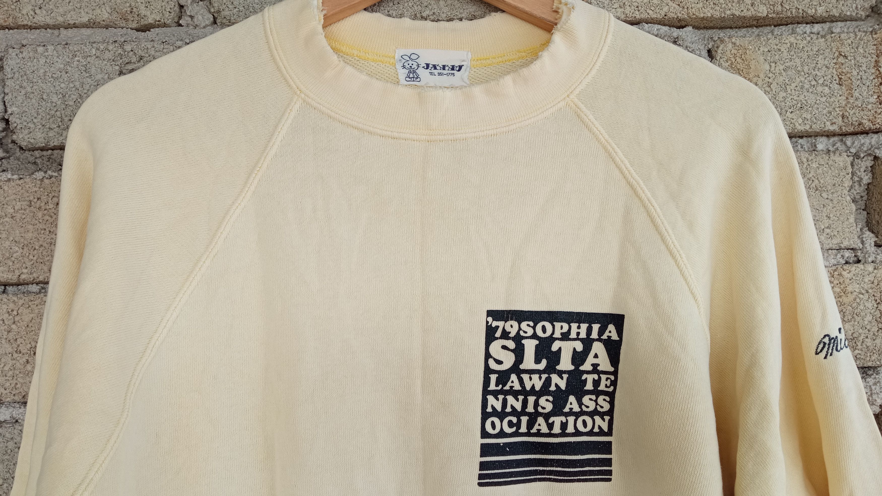 Japanese Brand × Vintage 🔥🔥Vtg '79 Sophia Slta Lawn Tennis Association Sweatshirt Size US M / EU 48-50 / 2 - 6 Thumbnail
