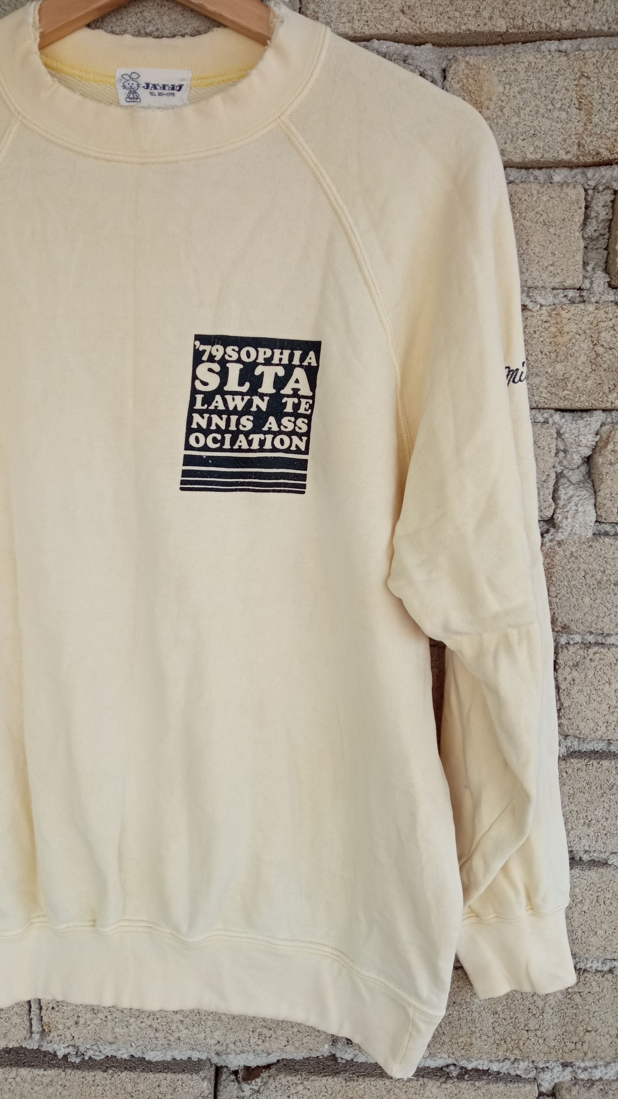 Japanese Brand × Vintage 🔥🔥Vtg '79 Sophia Slta Lawn Tennis Association Sweatshirt Size US M / EU 48-50 / 2 - 4 Thumbnail