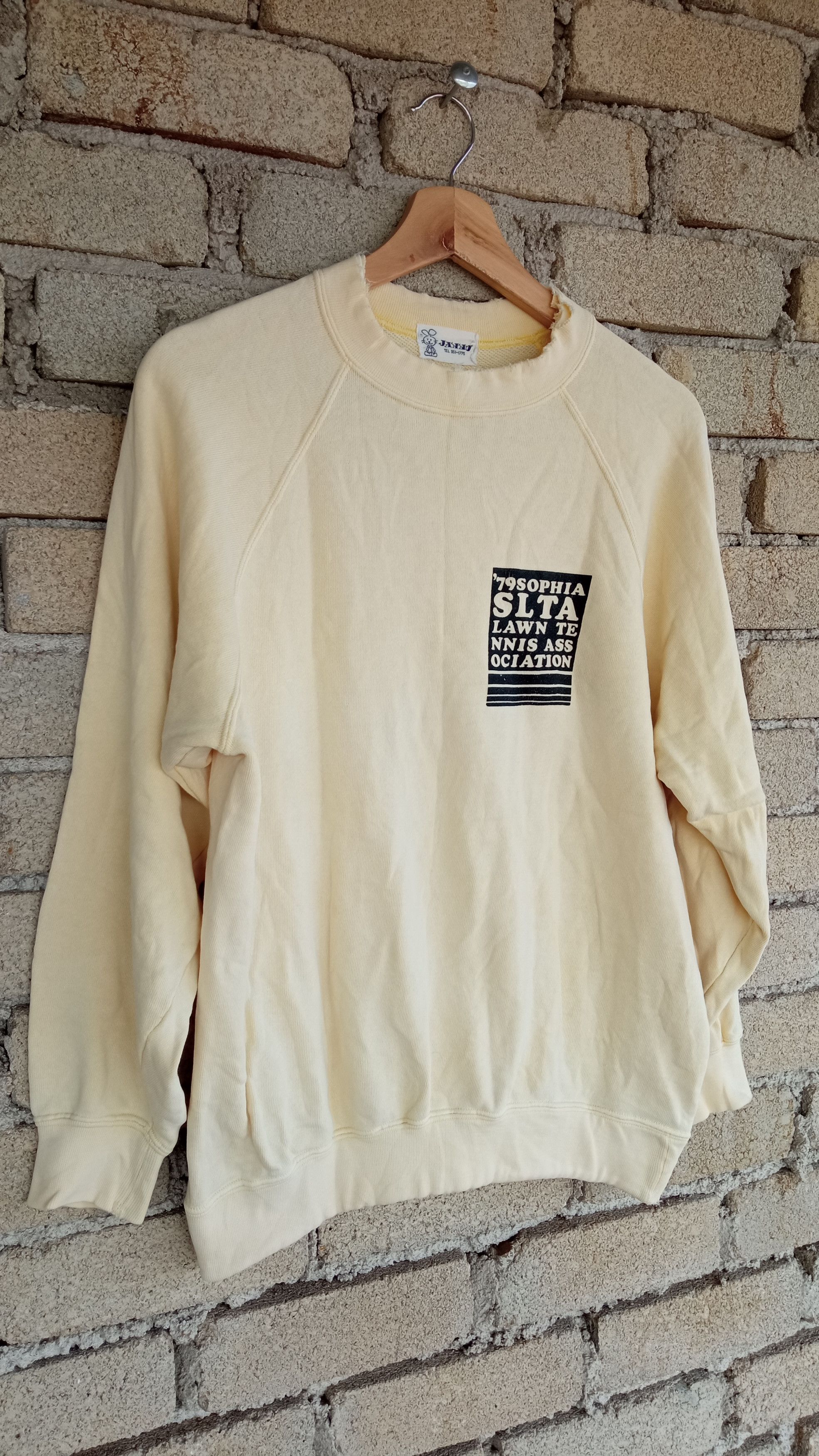 Japanese Brand × Vintage 🔥🔥Vtg '79 Sophia Slta Lawn Tennis Association Sweatshirt Size US M / EU 48-50 / 2 - 2 Thumbnail