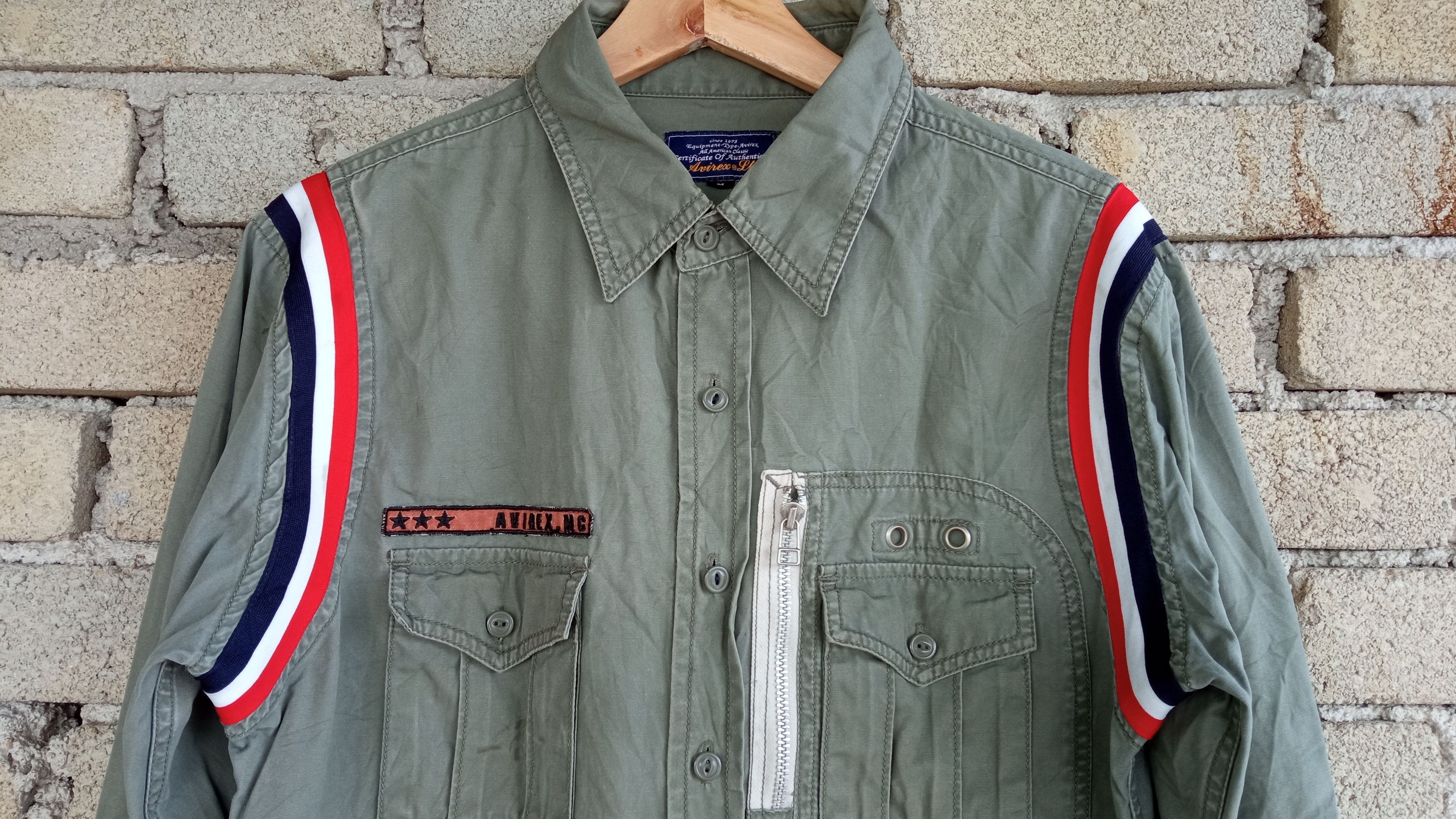 Avirex × Japanese Brand × Vintage 🔥🔥Vintage Avirex Military Style Shirt Size US M / EU 48-50 / 2 - 9 Thumbnail