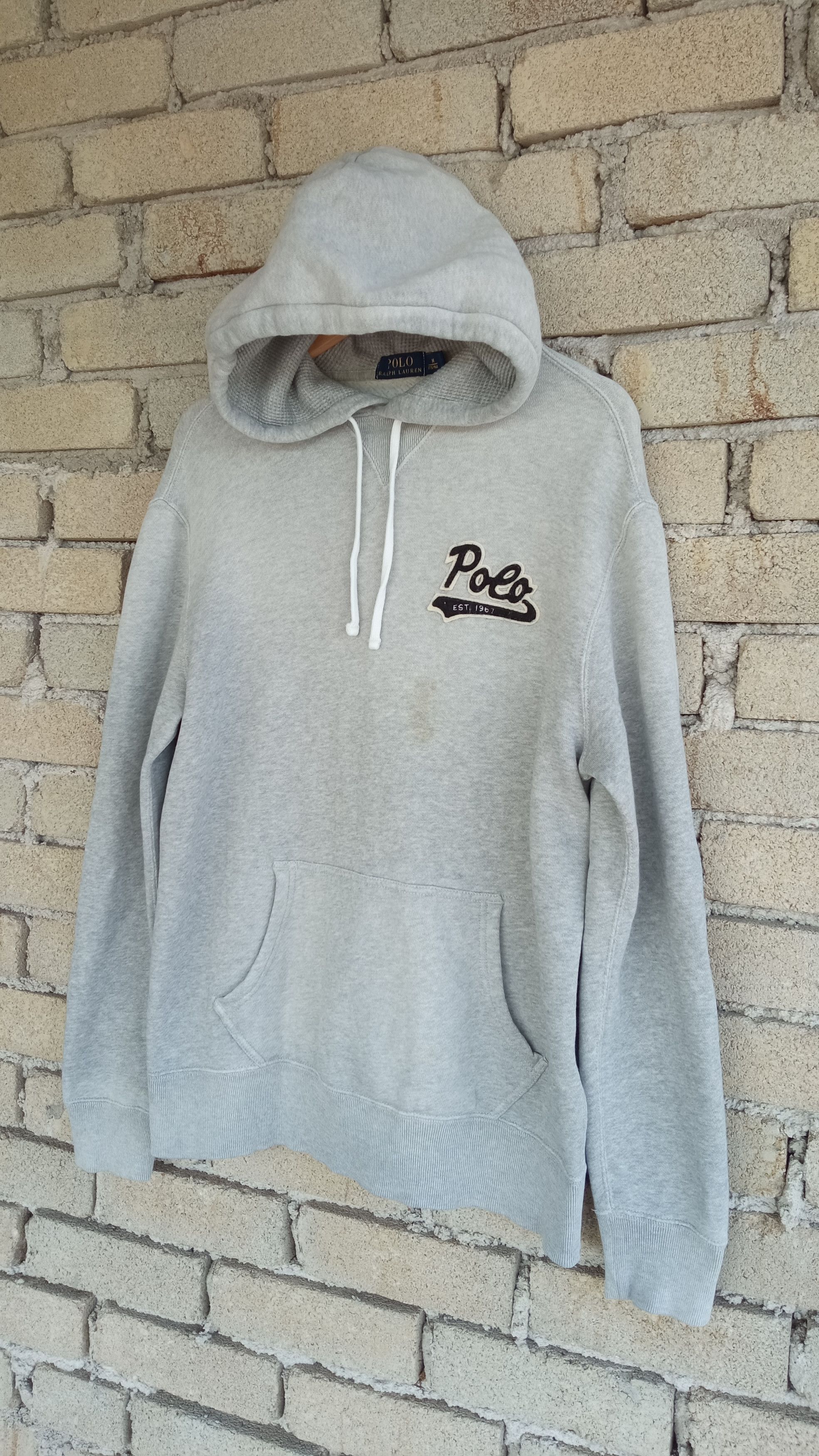Japanese Brand × Polo Ralph Lauren × Vintage 🔥🔥Polo Ralph Lauren Spellout Hoodies Jacket Size US M / EU 48-50 / 2 - 3 Thumbnail