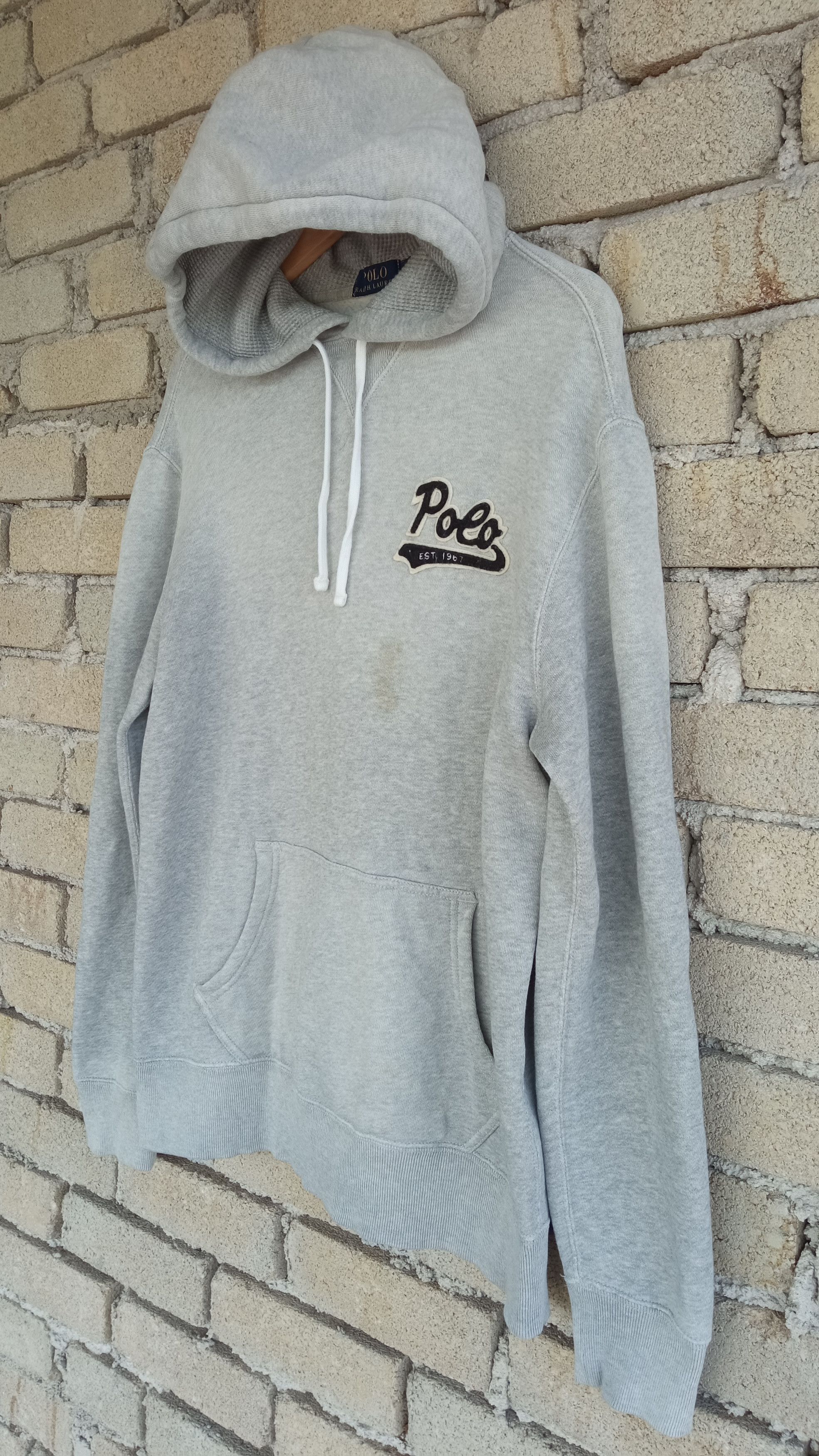 Japanese Brand × Polo Ralph Lauren × Vintage 🔥🔥Polo Ralph Lauren Spellout Hoodies Jacket Size US M / EU 48-50 / 2 - 6 Thumbnail