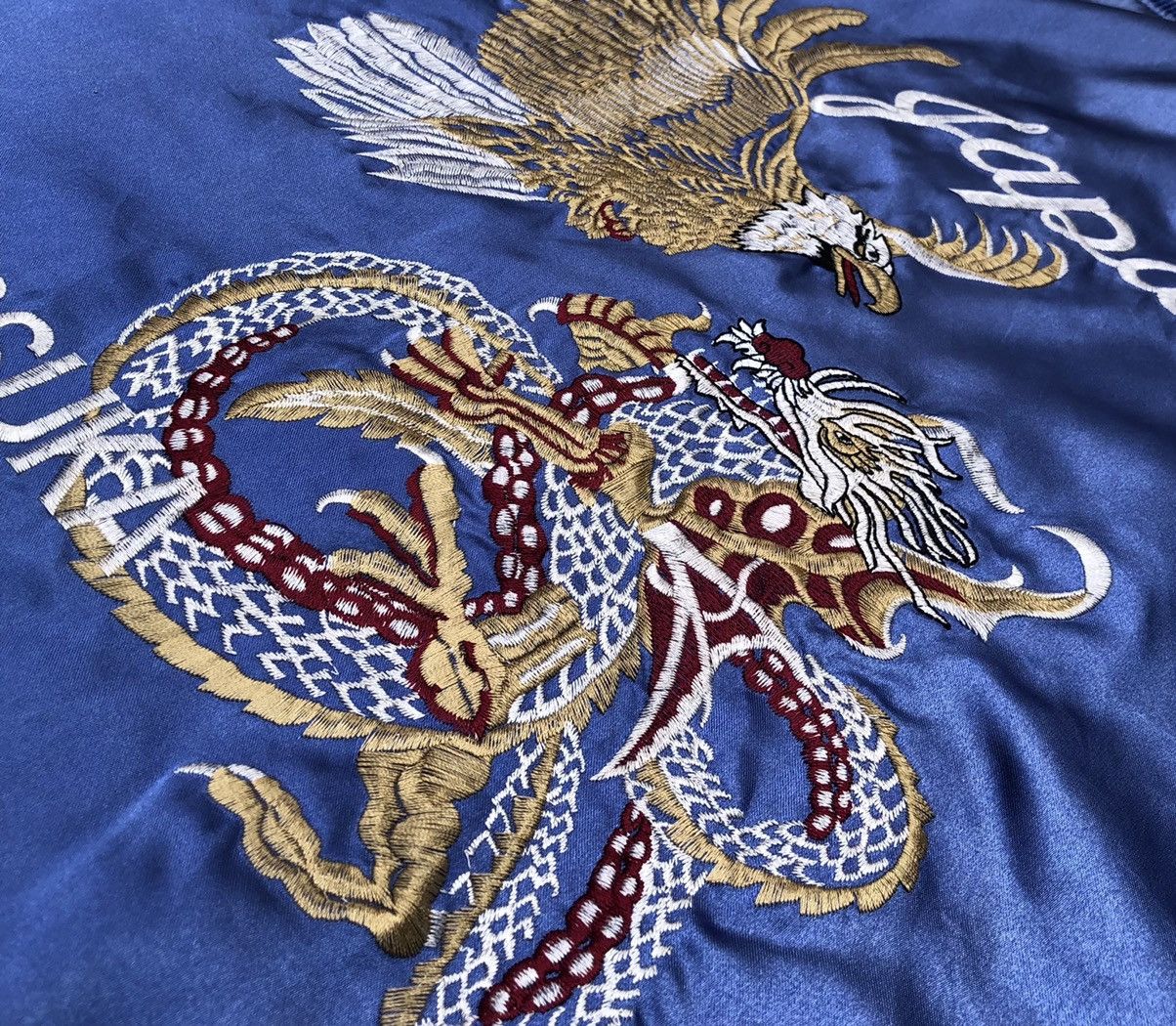 Vintage Japanese Brand Yokosuka Embroidery Souvenirs Sukajan Jacket Size US L / EU 52-54 / 3 - 3 Thumbnail