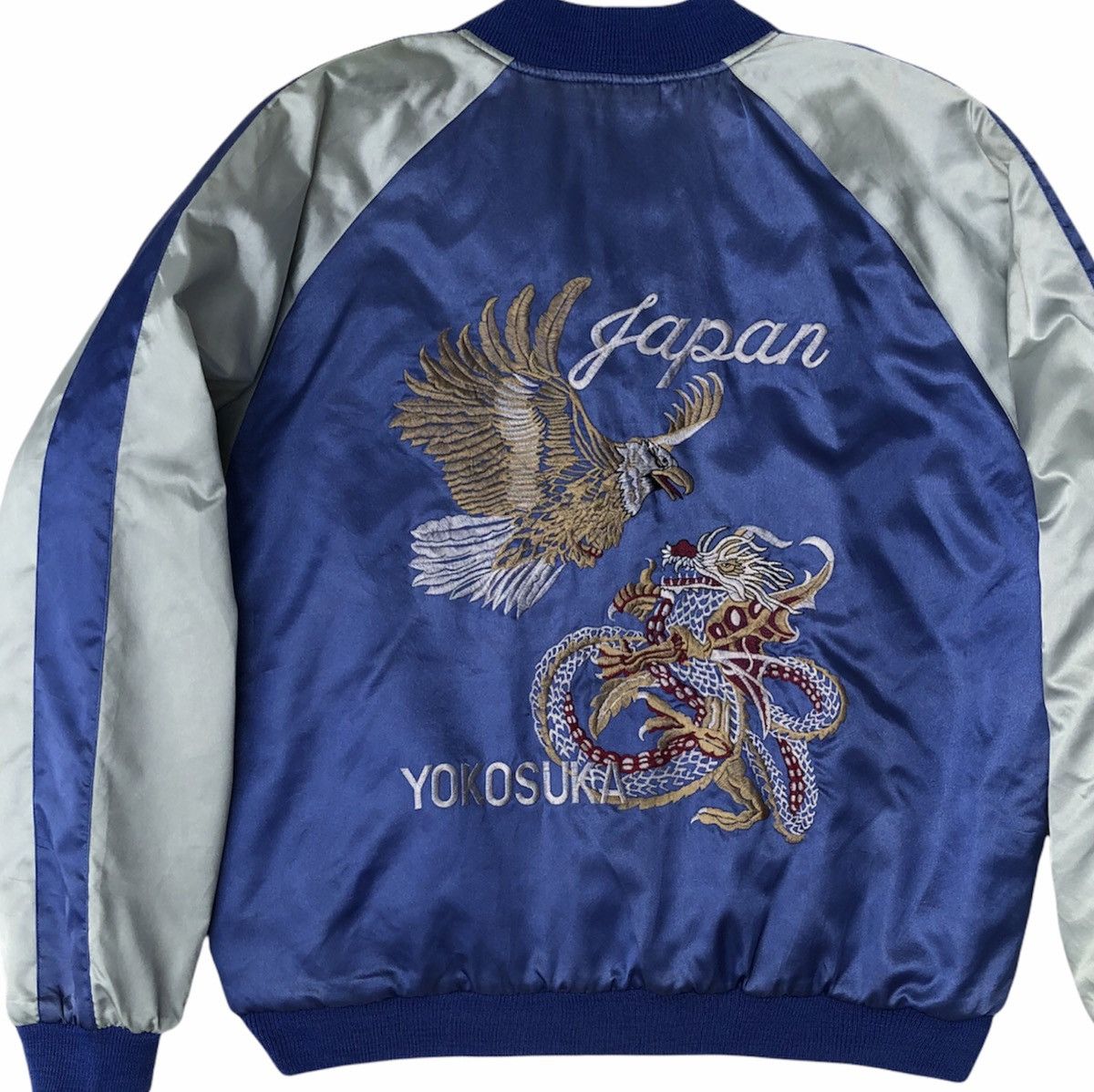 Vintage Japanese Brand Yokosuka Embroidery Souvenirs Sukajan Jacket Size US L / EU 52-54 / 3 - 2 Thumbnail