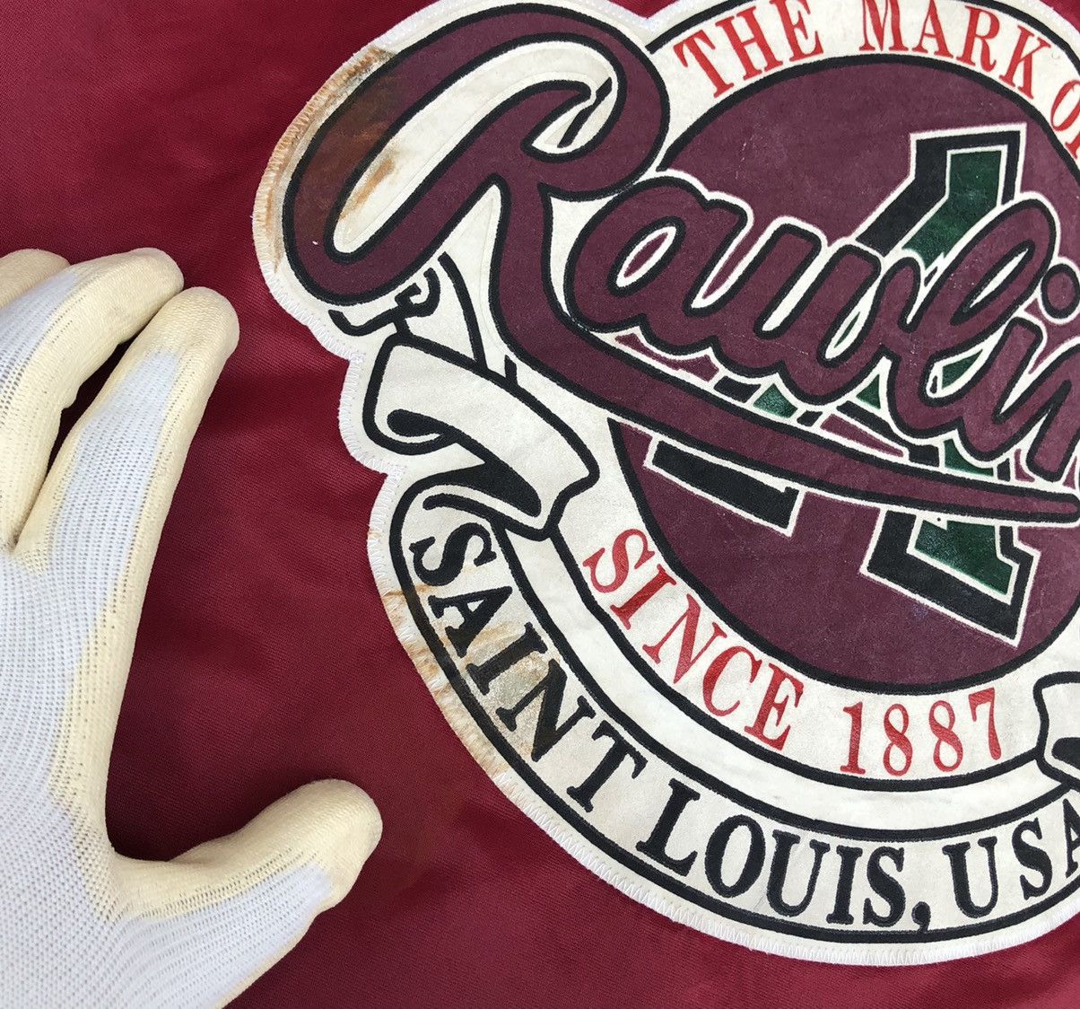 Vintage Rawling St Louis U. S. A Big Logo Varsity Jacket Size US M / EU 48-50 / 2 - 22 Thumbnail