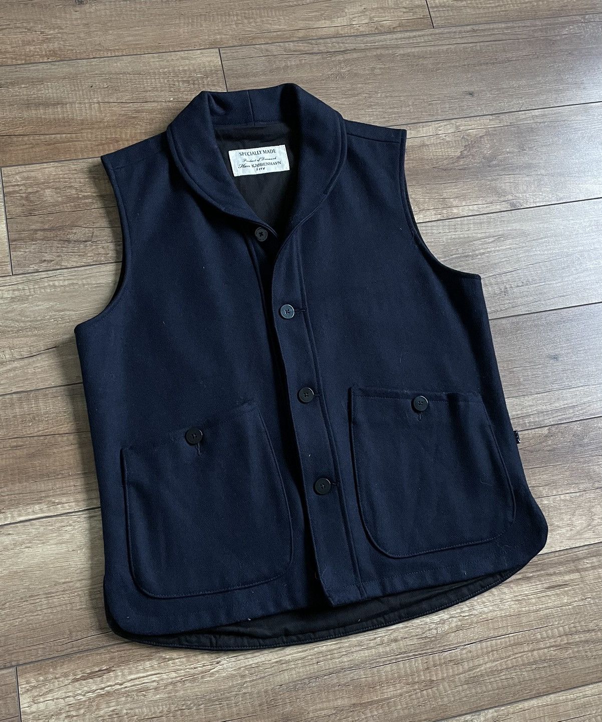 Han Kjobenhavn Han Kjobenhavn Wool Classic Vest Jacket Size US M / EU 48-50 / 2 - 1 Thumbnail