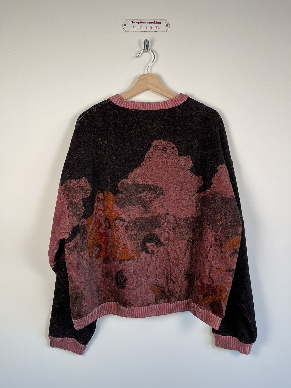 Enfants Riches Deprimes 🚭MUSEUM LEVEL🚭ERD SS19 Runway Henry Darger Velour Sweater Size US M / EU 48-50 / 2 - 9 Thumbnail
