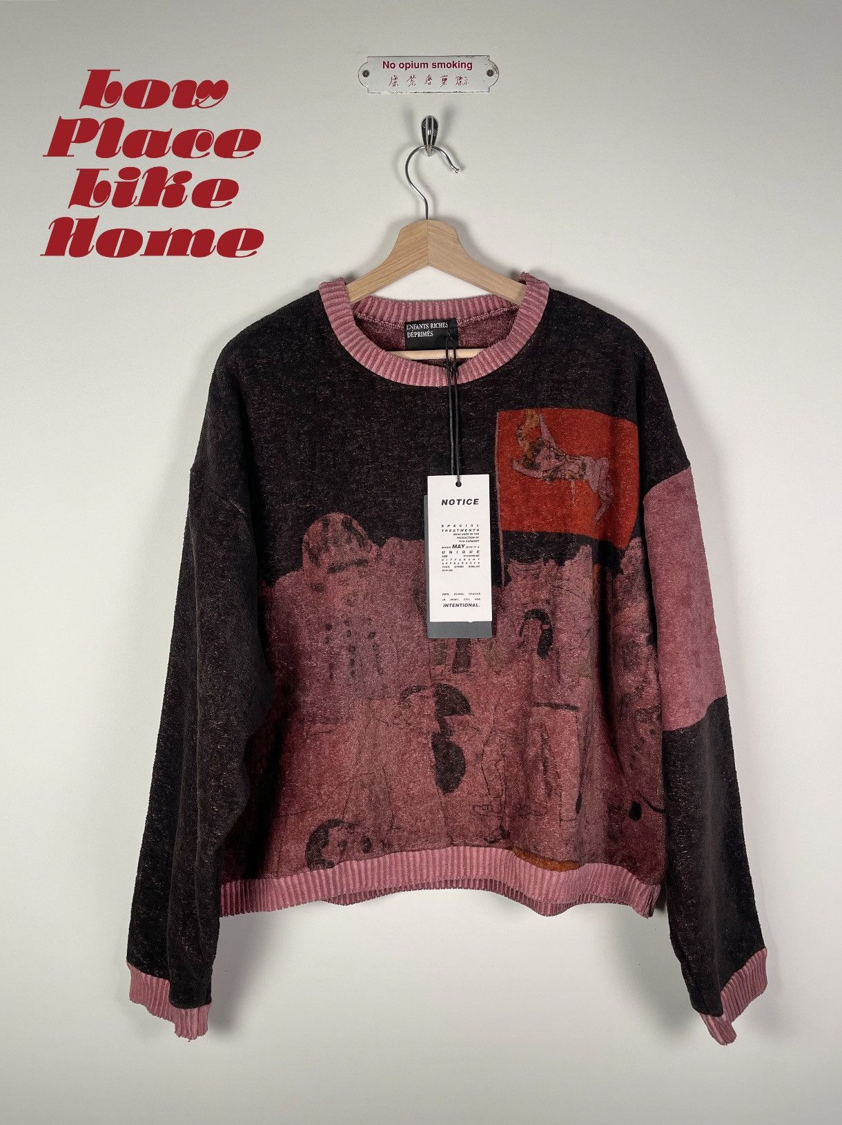 Enfants Riches Deprimes 🚭MUSEUM LEVEL🚭ERD SS19 Runway Henry Darger Velour Sweater Size US M / EU 48-50 / 2 - 1 Thumbnail