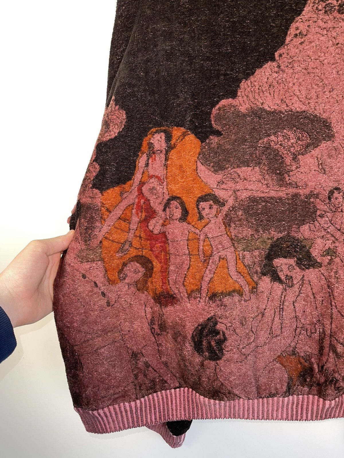 Enfants Riches Deprimes 🚭MUSEUM LEVEL🚭ERD SS19 Runway Henry Darger Velour Sweater Size US M / EU 48-50 / 2 - 10 Thumbnail