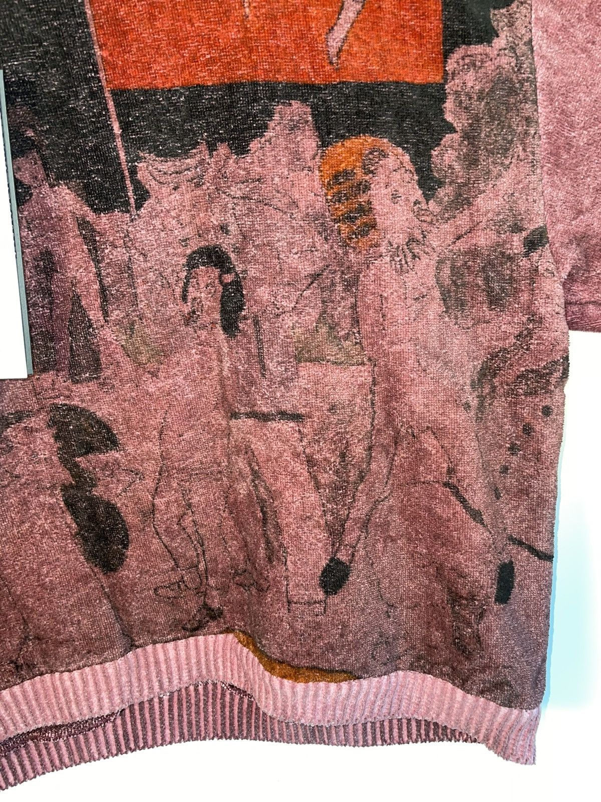Enfants Riches Deprimes 🚭MUSEUM LEVEL🚭ERD SS19 Runway Henry Darger Velour Sweater Size US M / EU 48-50 / 2 - 14 Thumbnail