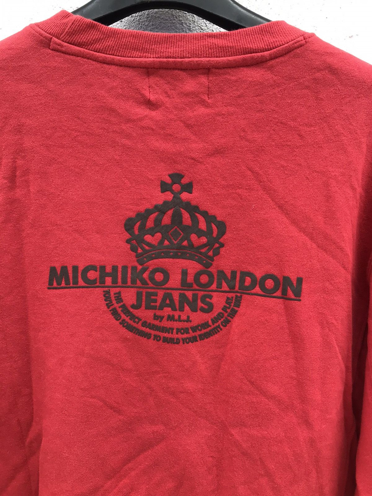 Michiko Koshino London Michiko London Jeans Big Logo Sweatshirt Size US M / EU 48-50 / 2 - 4 Thumbnail