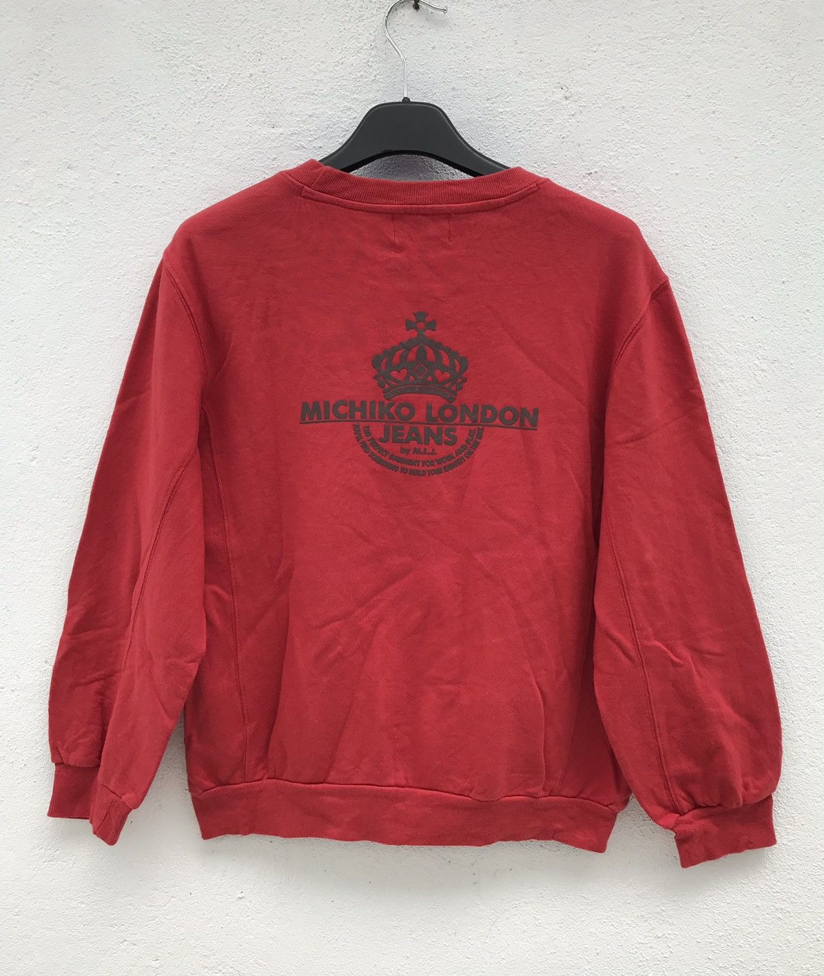 Michiko Koshino London Michiko London Jeans Big Logo Sweatshirt Size US M / EU 48-50 / 2 - 1 Thumbnail