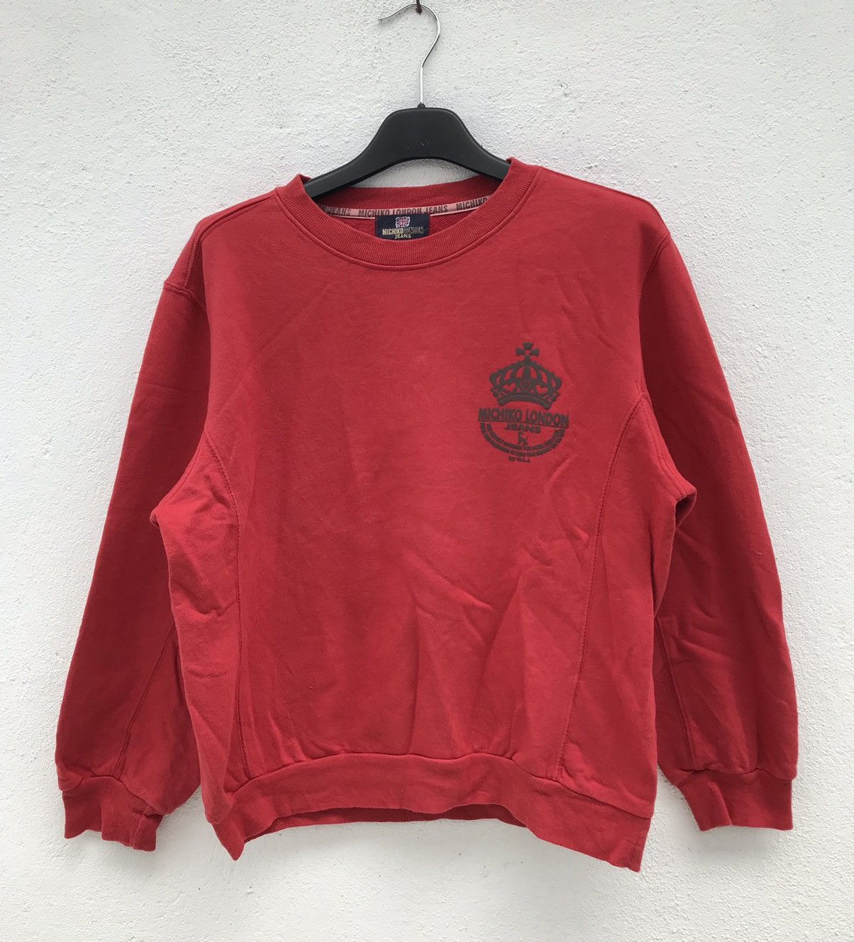Michiko Koshino London Michiko London Jeans Big Logo Sweatshirt Size US M / EU 48-50 / 2 - 2 Thumbnail
