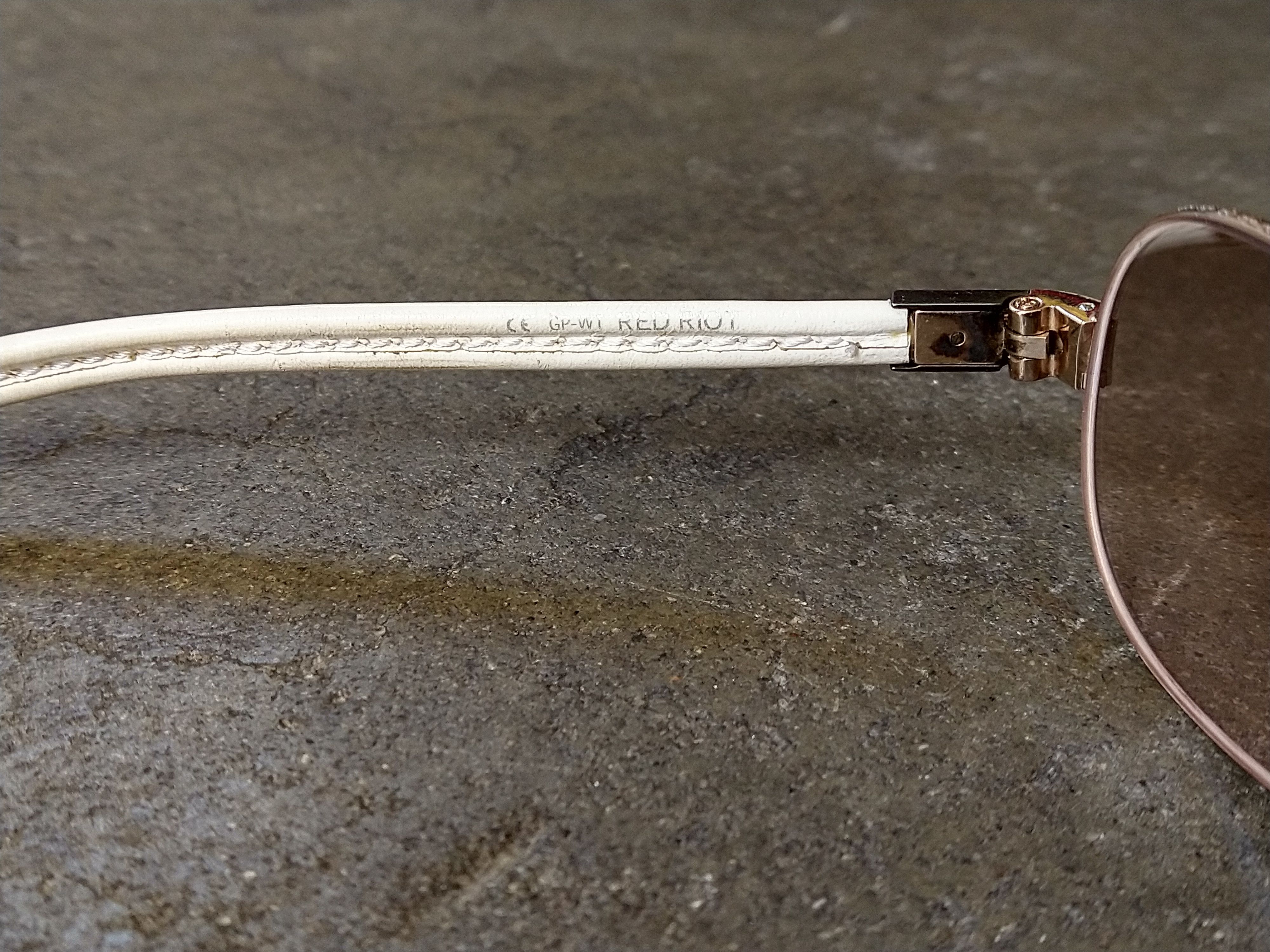 Chrome Hearts Chrome Hearts Red Riot Sunglasses Silver White Aviator Size ONE SIZE - 8 Thumbnail