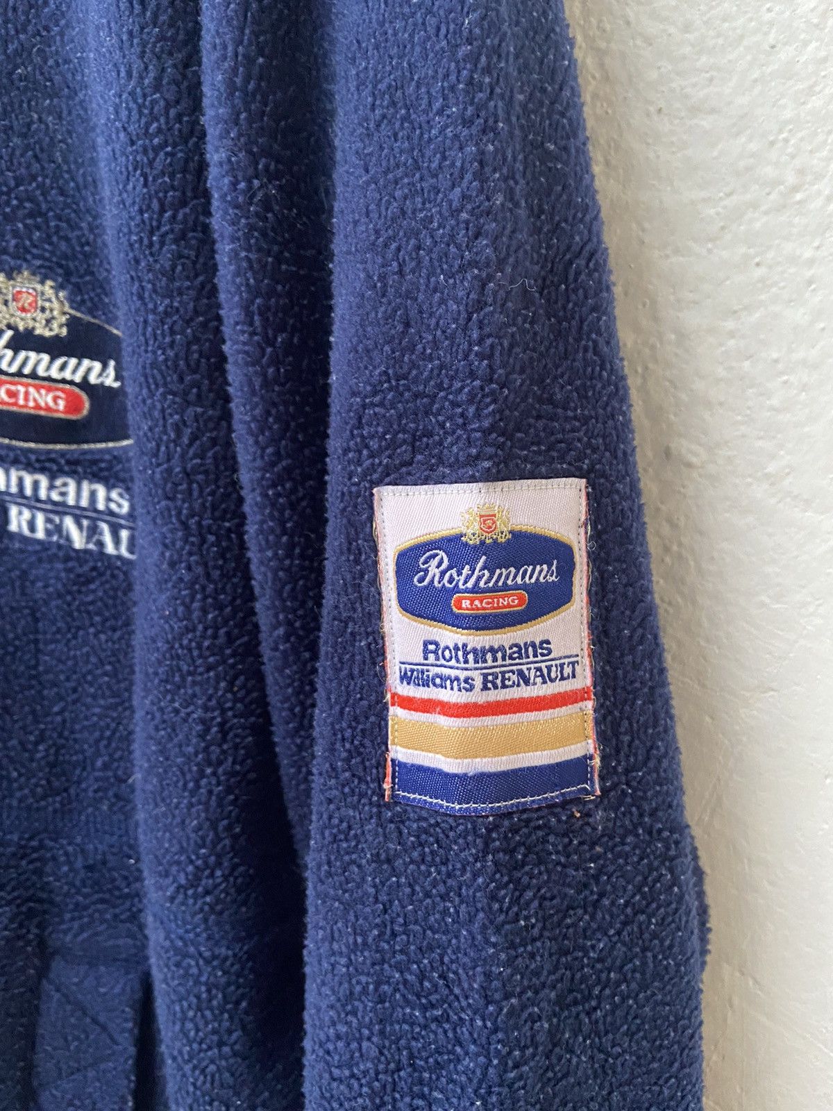 Gear for Sports Vintage 1995 Rothmans Racing William Renault Fleece Jacket Size US L / EU 52-54 / 3 - 5 Thumbnail