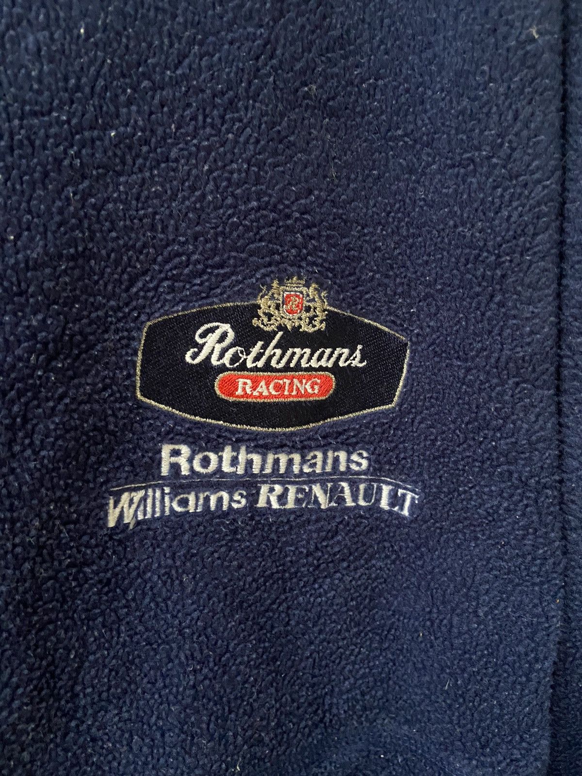 Gear for Sports Vintage 1995 Rothmans Racing William Renault Fleece Jacket Size US L / EU 52-54 / 3 - 4 Thumbnail