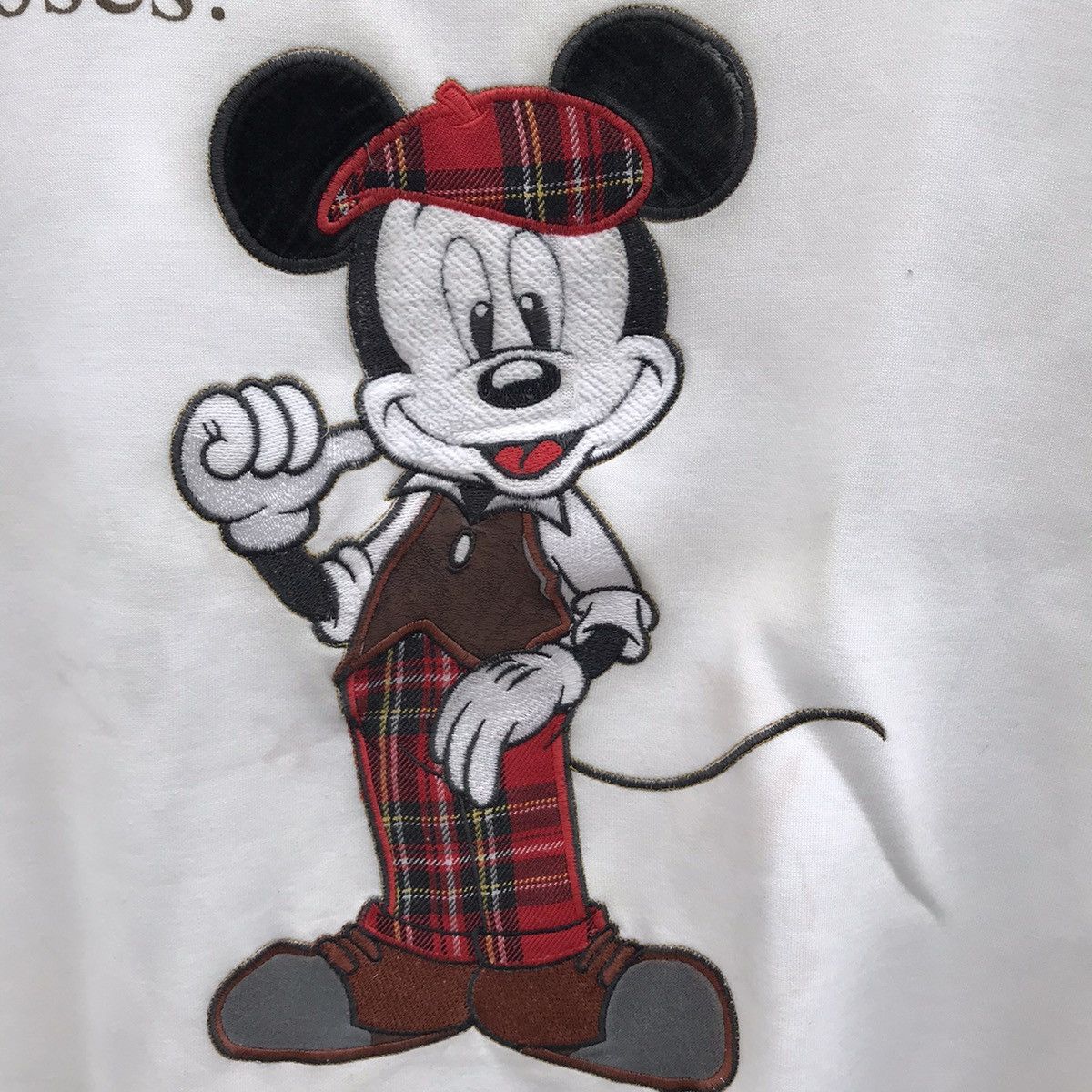 Mickey Mouse × Vintage Vintage MICKEY MOUSE Sweatshirt Embroidered Logo Size US M / EU 48-50 / 2 - 3 Thumbnail