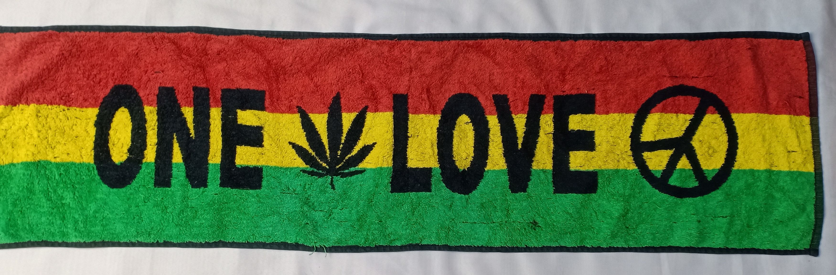 Band Tees Vintage Bob Marley One Love Scarf Muffler Towel Size ONE SIZE - 1 Thumbnail
