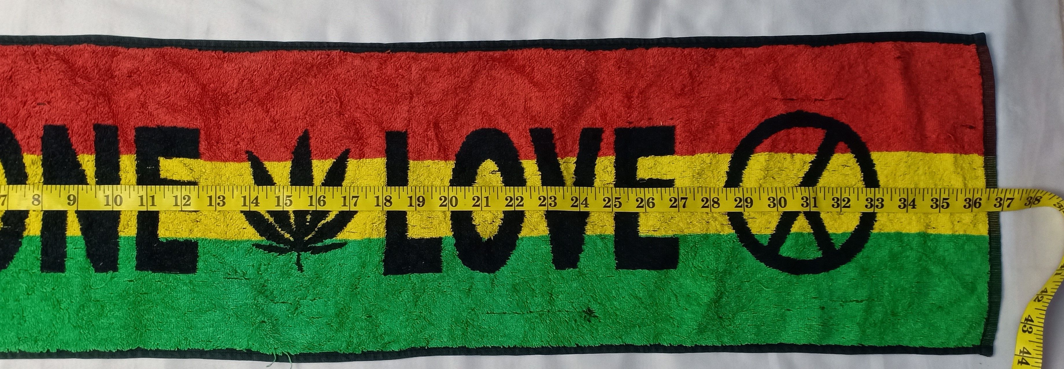 Band Tees Vintage Bob Marley One Love Scarf Muffler Towel Size ONE SIZE - 4 Thumbnail