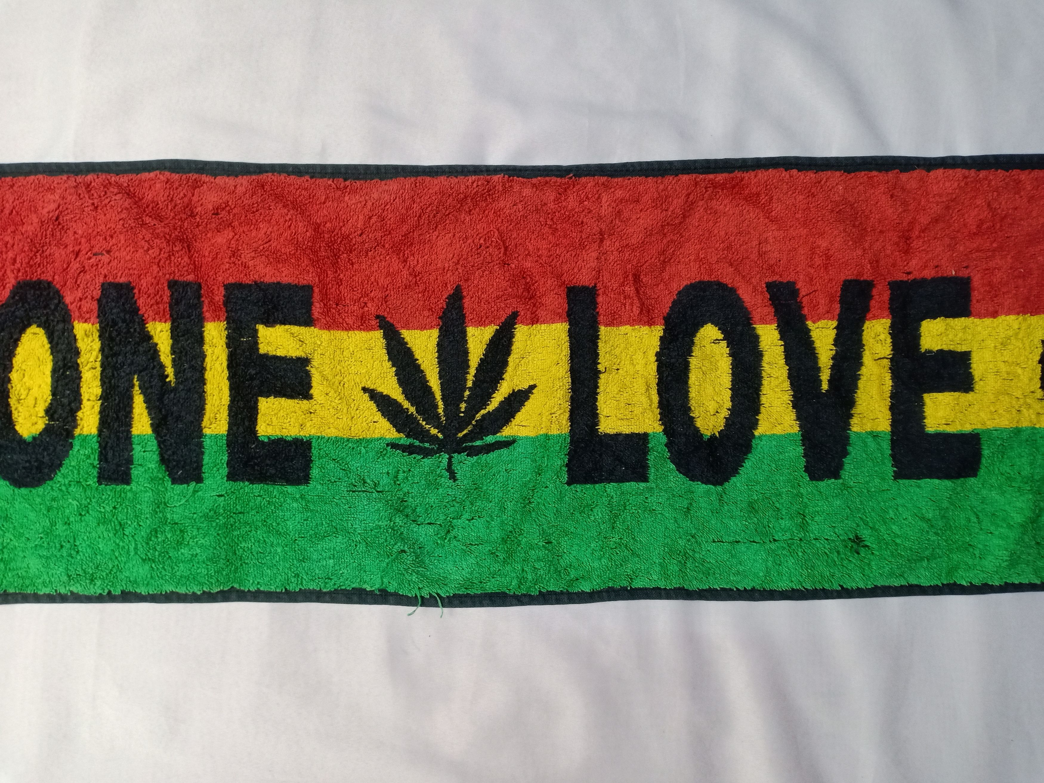 Band Tees Vintage Bob Marley One Love Scarf Muffler Towel Size ONE SIZE - 2 Thumbnail