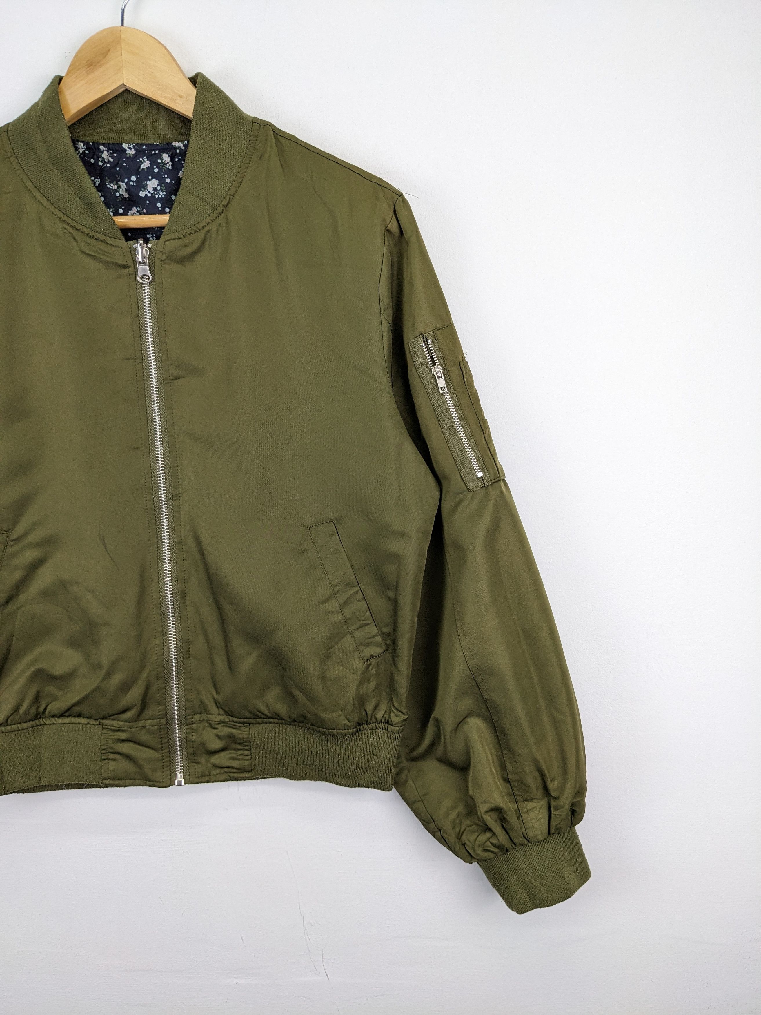 Japanese Brand × Vintage Vintage Bomber Jacket Reversible Flower Motif Size US S / EU 44-46 / 1 - 9 Thumbnail