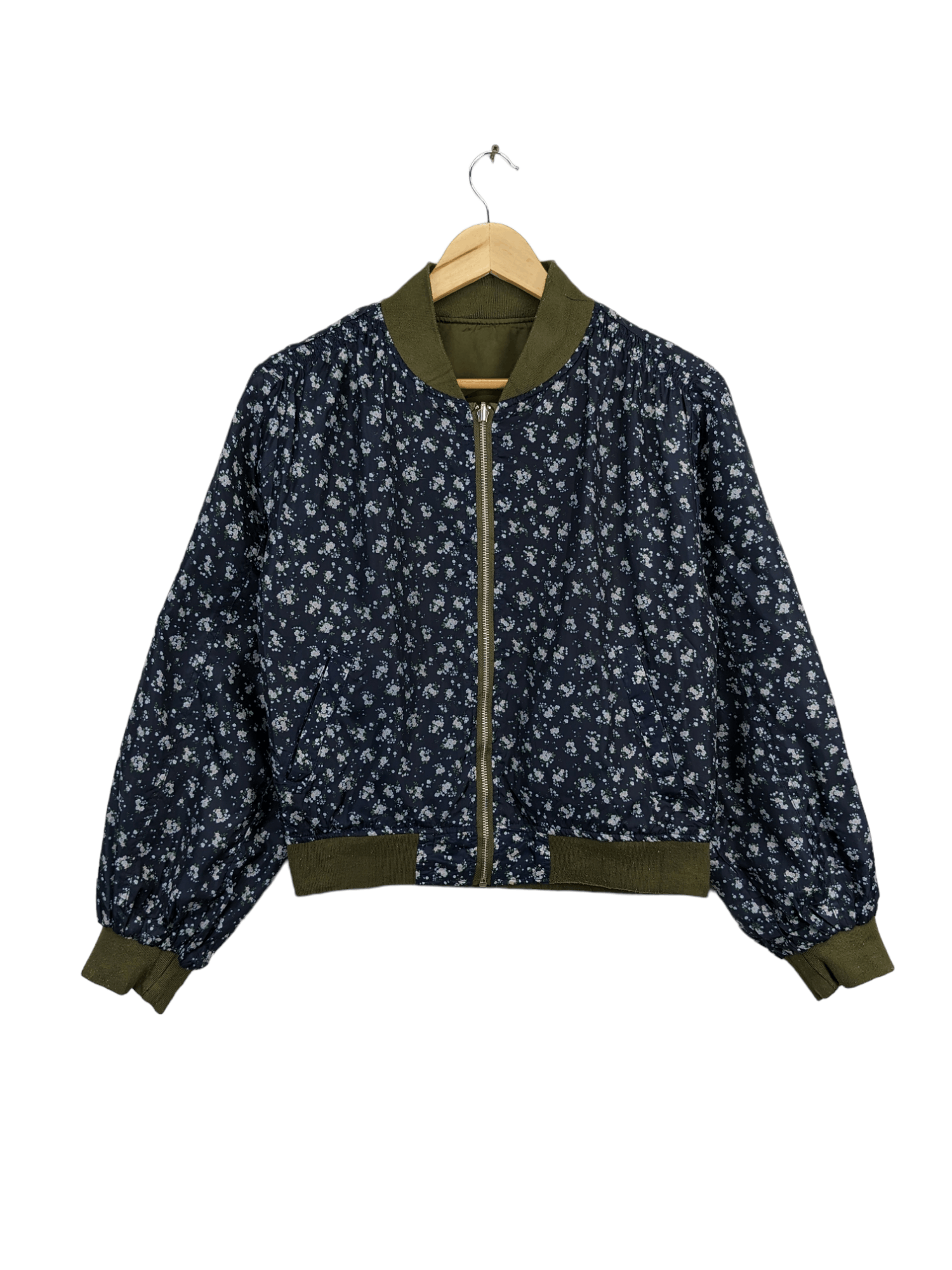 Japanese Brand × Vintage Vintage Bomber Jacket Reversible Flower Motif Size US S / EU 44-46 / 1 - 1 Thumbnail