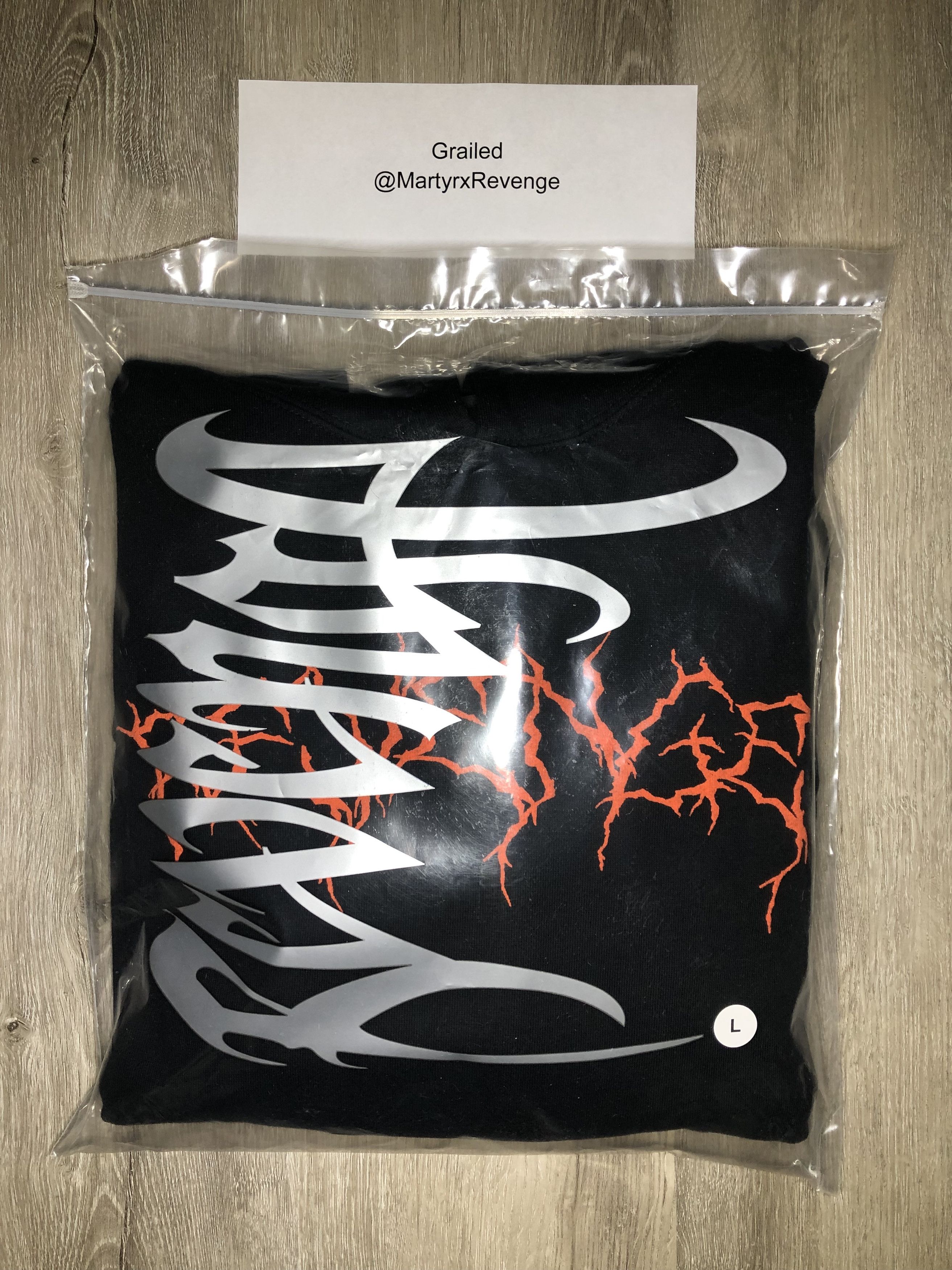 Revenge Lightning Hoodie Orange (DS)