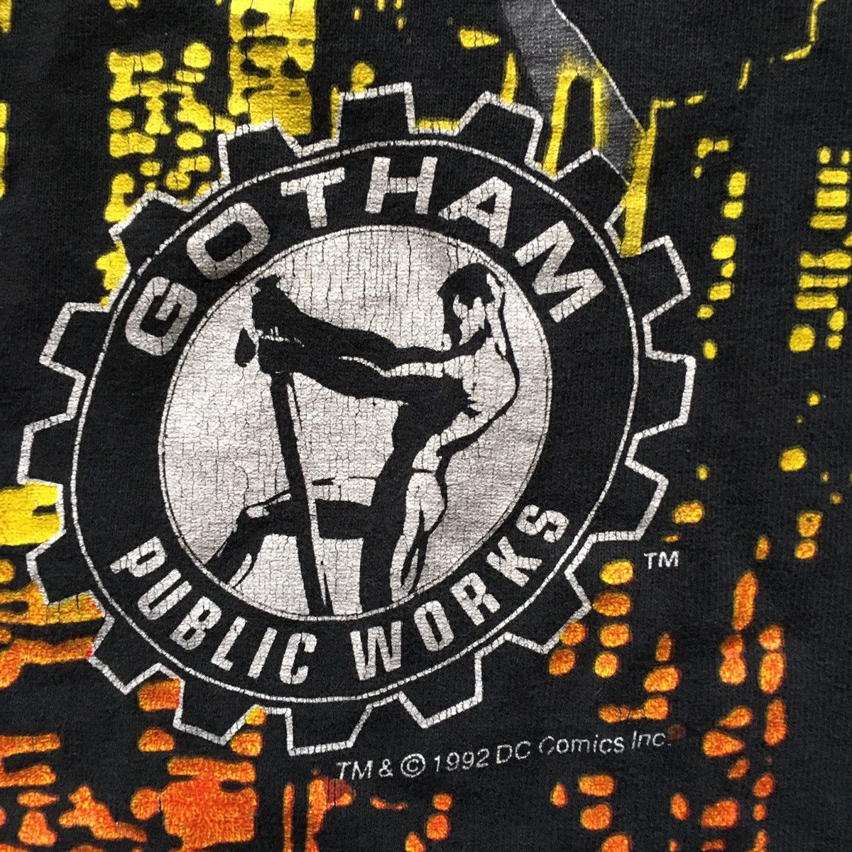 DC Comics × Vintage Vintage 1990s Batman DC Comics Gotham Graphic T Shirt XL Size US XL / EU 56 / 4 - 3 Thumbnail