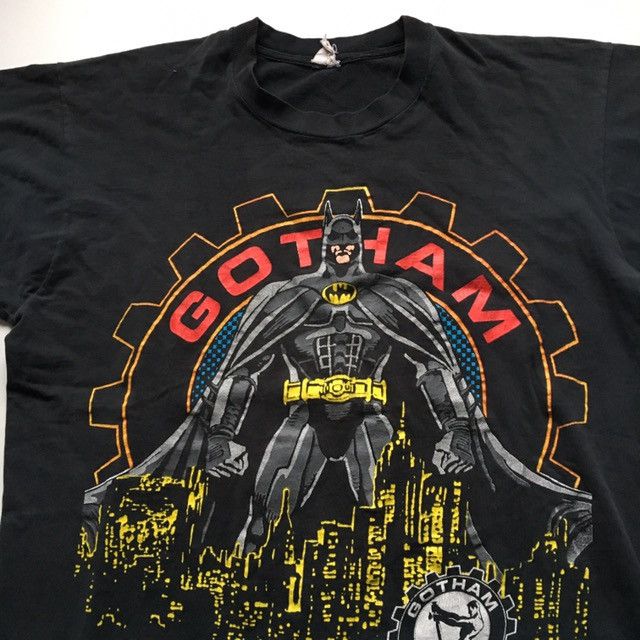 DC Comics × Vintage Vintage 1990s Batman DC Comics Gotham Graphic T Shirt XL Size US XL / EU 56 / 4 - 2 Thumbnail