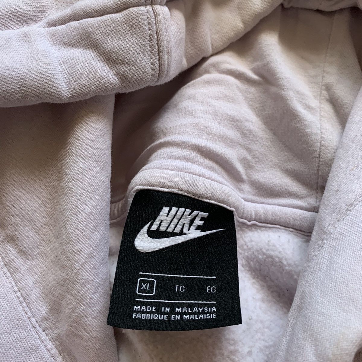 Nike Vintage 2000s Nike Embroidered Swoosh Hoodie Men's XL White Size US XL / EU 56 / 4 - 5 Thumbnail