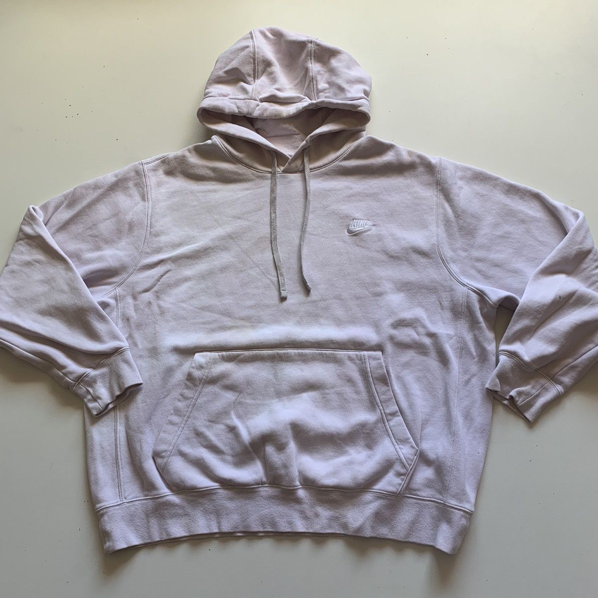 Nike Vintage 2000s Nike Embroidered Swoosh Hoodie Men's XL White Size US XL / EU 56 / 4 - 1 Thumbnail