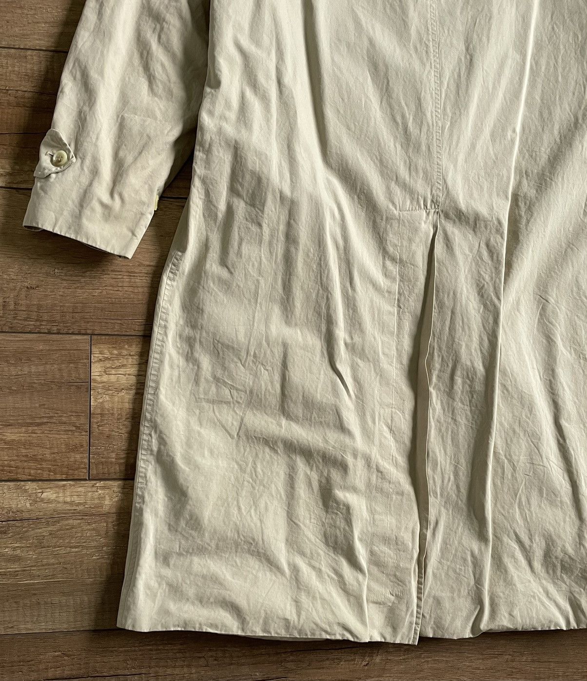 Burberry Vintage Burberry Beige Long Trench Coat Jacket Size US XL / EU 56 / 4 - 11 Thumbnail