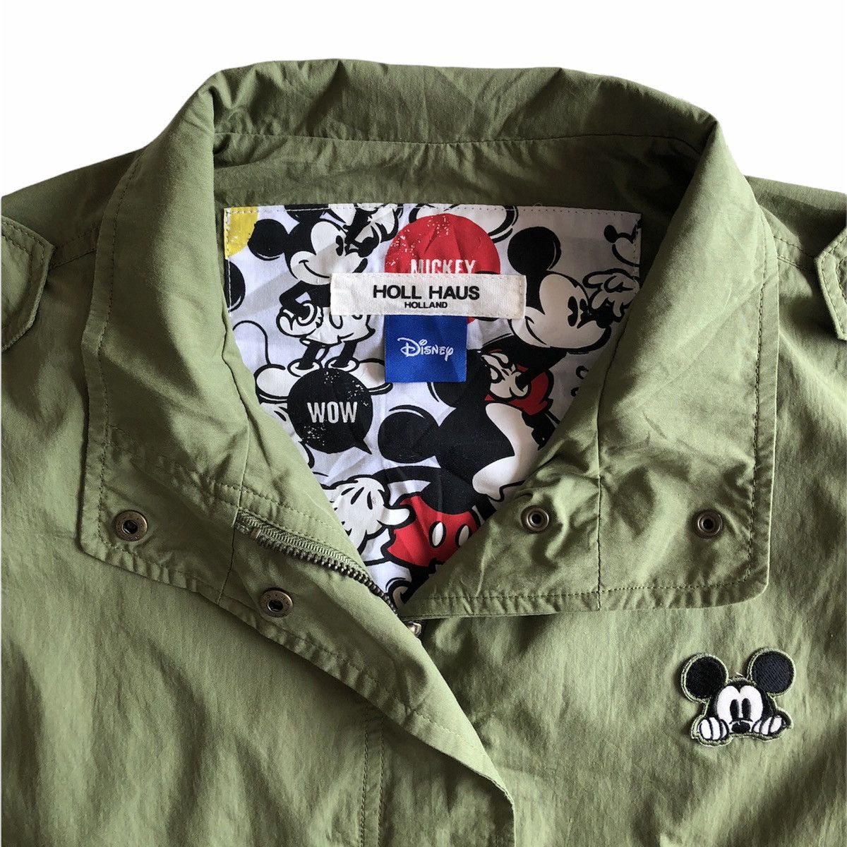 Cartoon Network Vintage Disney Mickey Mouse Military Parkas Jacket Size M / US 6-8 / IT 42-44 - 2 Thumbnail