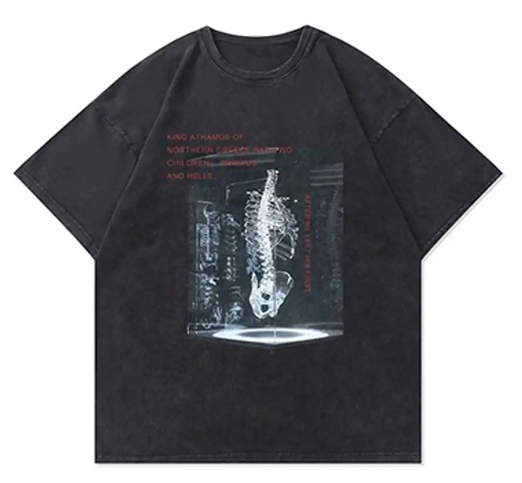 Vertebrae Symbolic Shirt Full Sleeves- Black main image 0