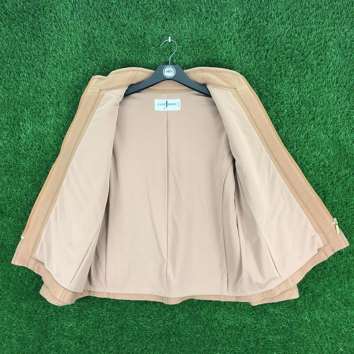 Designer × Vintage Vintage Wool Zipper Women Jacket by Jane More Size M / US 6-8 / IT 42-44 - 7 Thumbnail