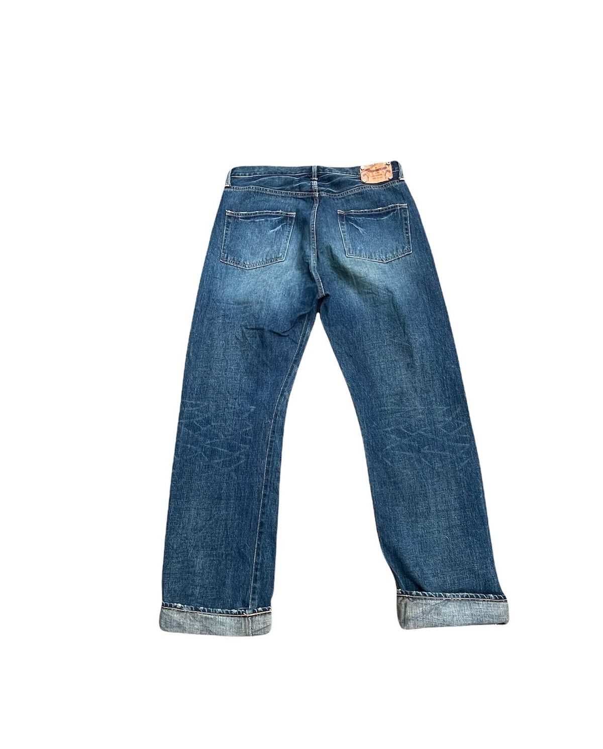 Japanese Brand × Vintage Sacrifice Union Made Vintage Selvedge Redline Distressed Size US 34 / EU 50 - 5 Thumbnail