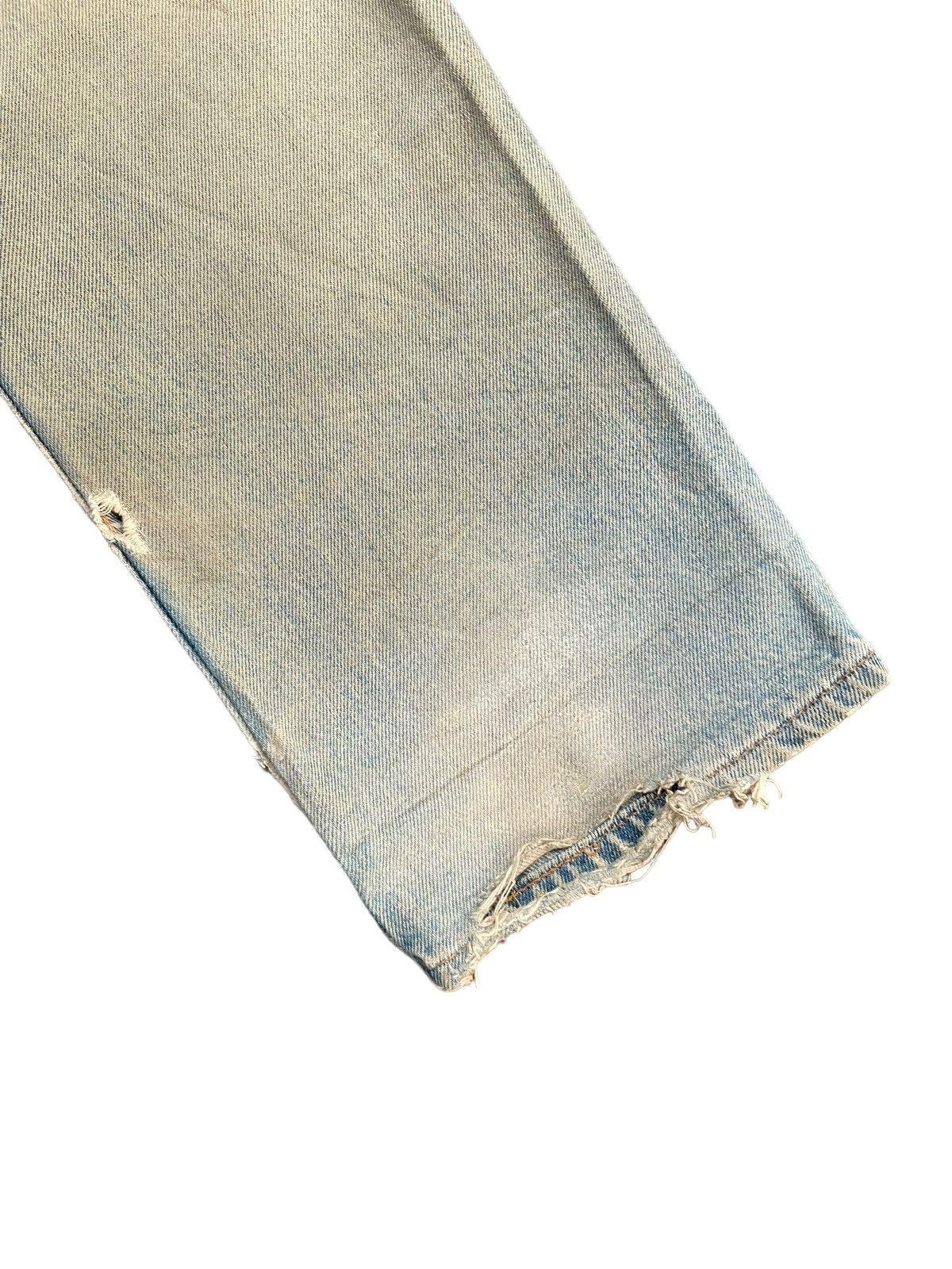 Levi's × Vintage Vintage 1998 Levis 501 e Women Faded Distresed Denim Size 31" - 10 Thumbnail