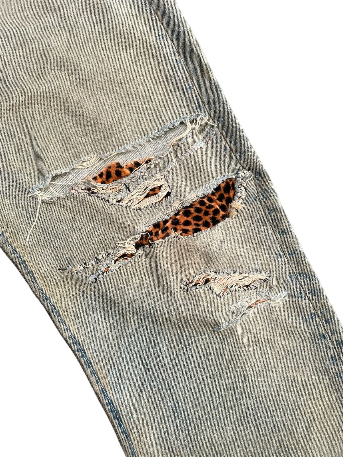 Levi's × Vintage Vintage 1998 Levis 501 e Women Faded Distresed Denim Size 31" - 4 Thumbnail
