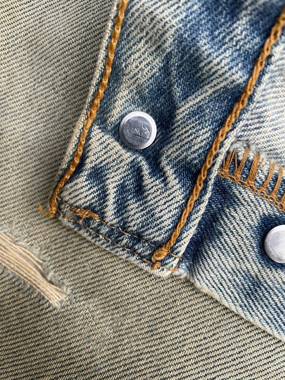 Levi's × Vintage Vintage 1998 Levis 501 e Women Faded Distresed Denim Size 31" - 19 Thumbnail