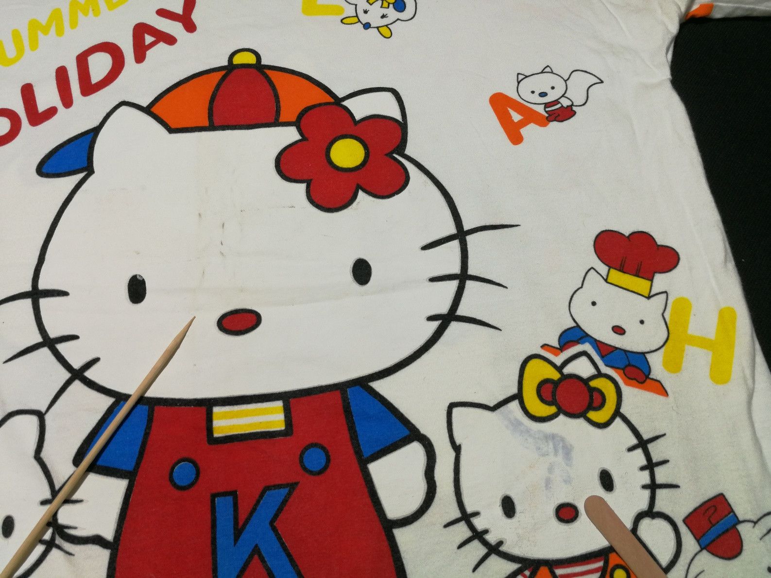 Cartoon Network × Vintage Hello Kitty Cartoon All Over Printed Cute Graphic Tee Size L / US 10 / IT 46 - 8 Thumbnail