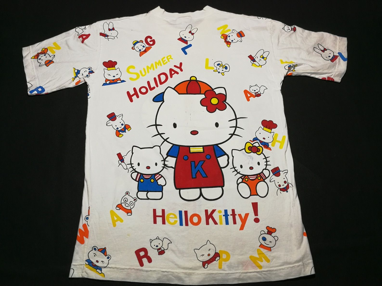 Cartoon Network × Vintage Hello Kitty Cartoon All Over Printed Cute Graphic Tee Size L / US 10 / IT 46 - 7 Thumbnail