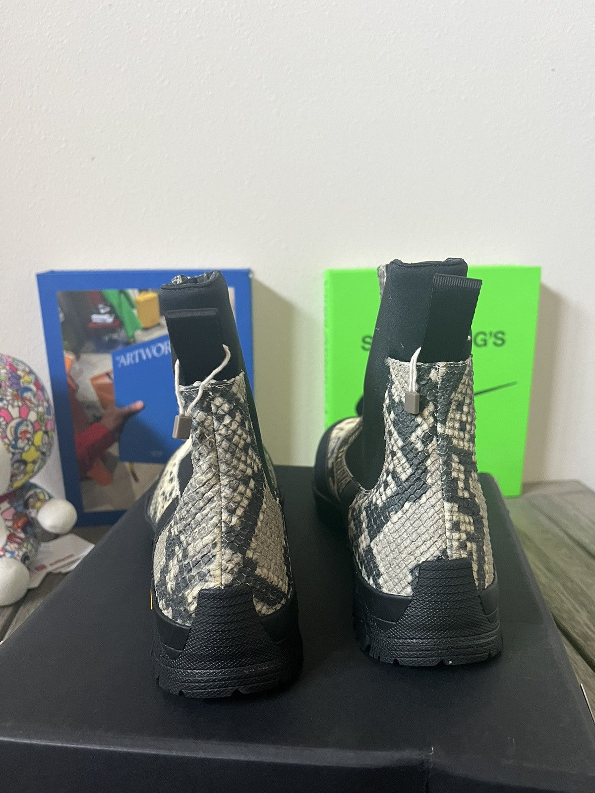 1017 ALYX 9SM 1017 ALYX 9SM Snakeskin Vibram Chelsea Boots SS19 Size US 10 / EU 43 - 5 Thumbnail