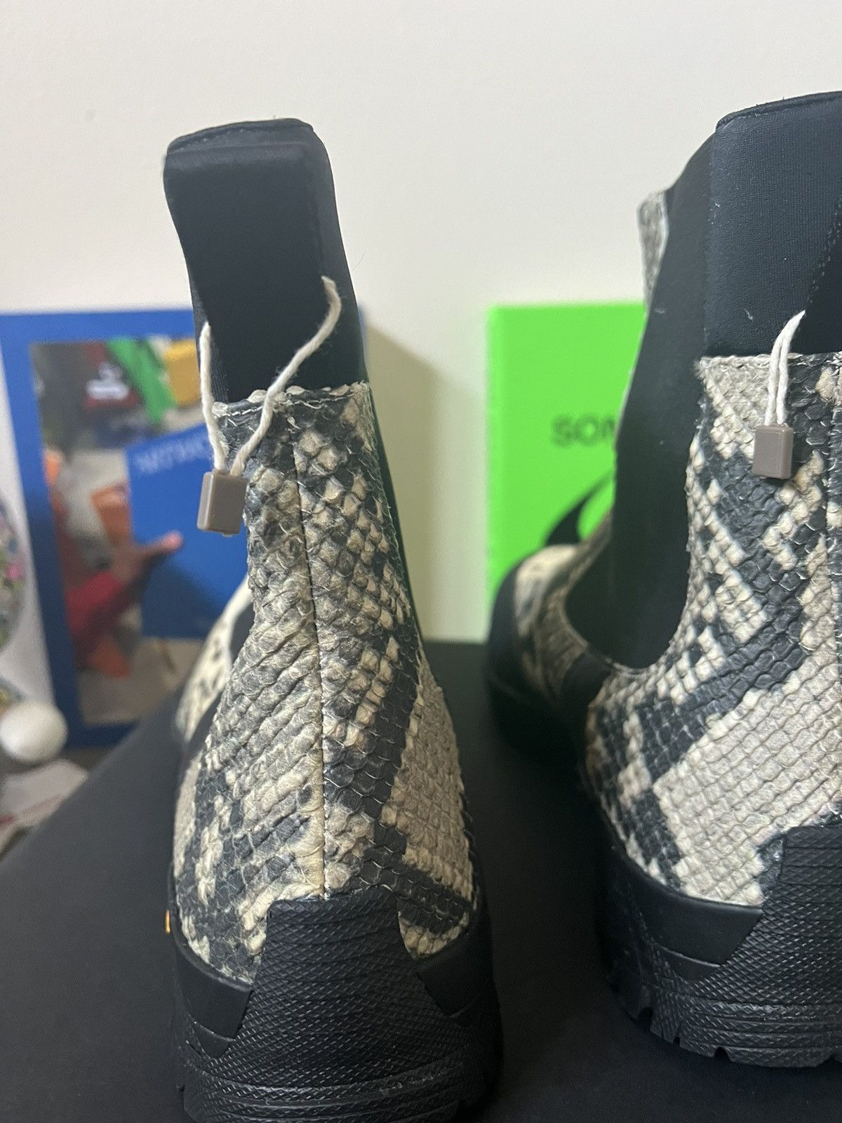 1017 ALYX 9SM 1017 ALYX 9SM Snakeskin Vibram Chelsea Boots SS19 Size US 10 / EU 43 - 7 Thumbnail