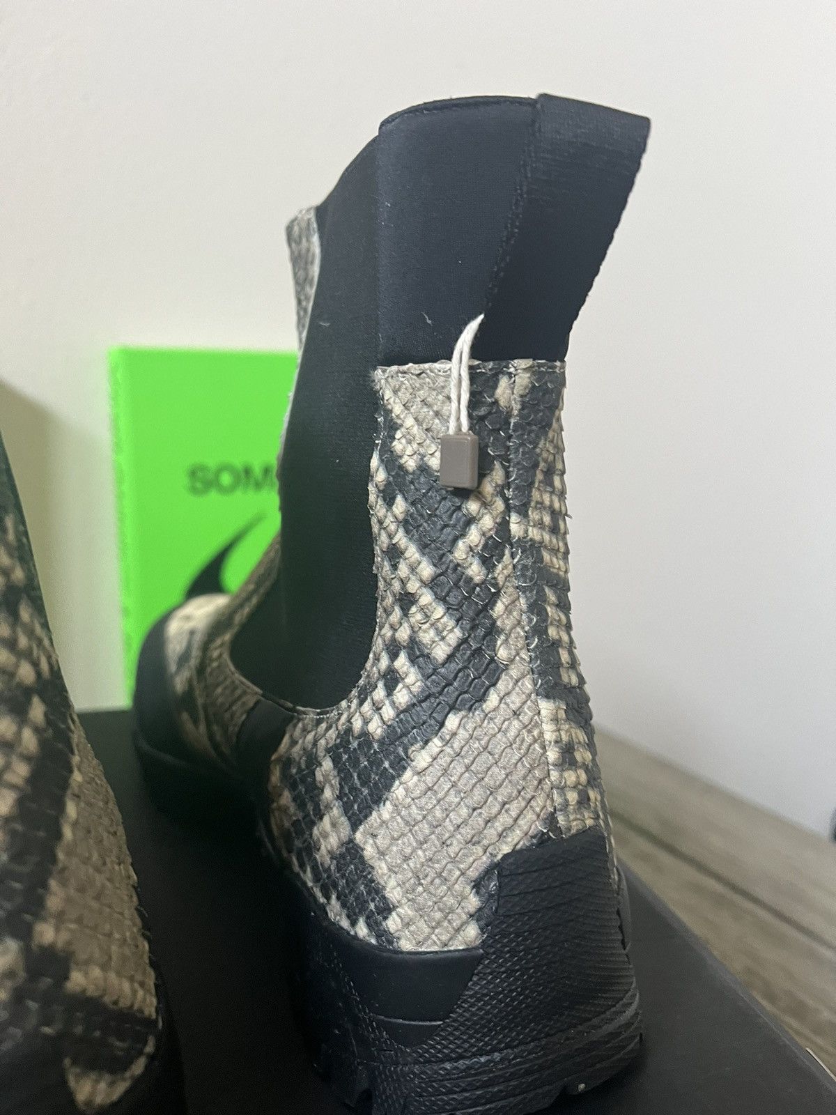 1017 ALYX 9SM 1017 ALYX 9SM Snakeskin Vibram Chelsea Boots SS19 Size US 10 / EU 43 - 6 Thumbnail
